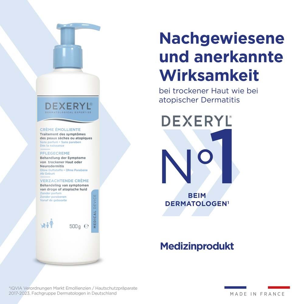 Dexeryl Pflegecreme 500 g Creme