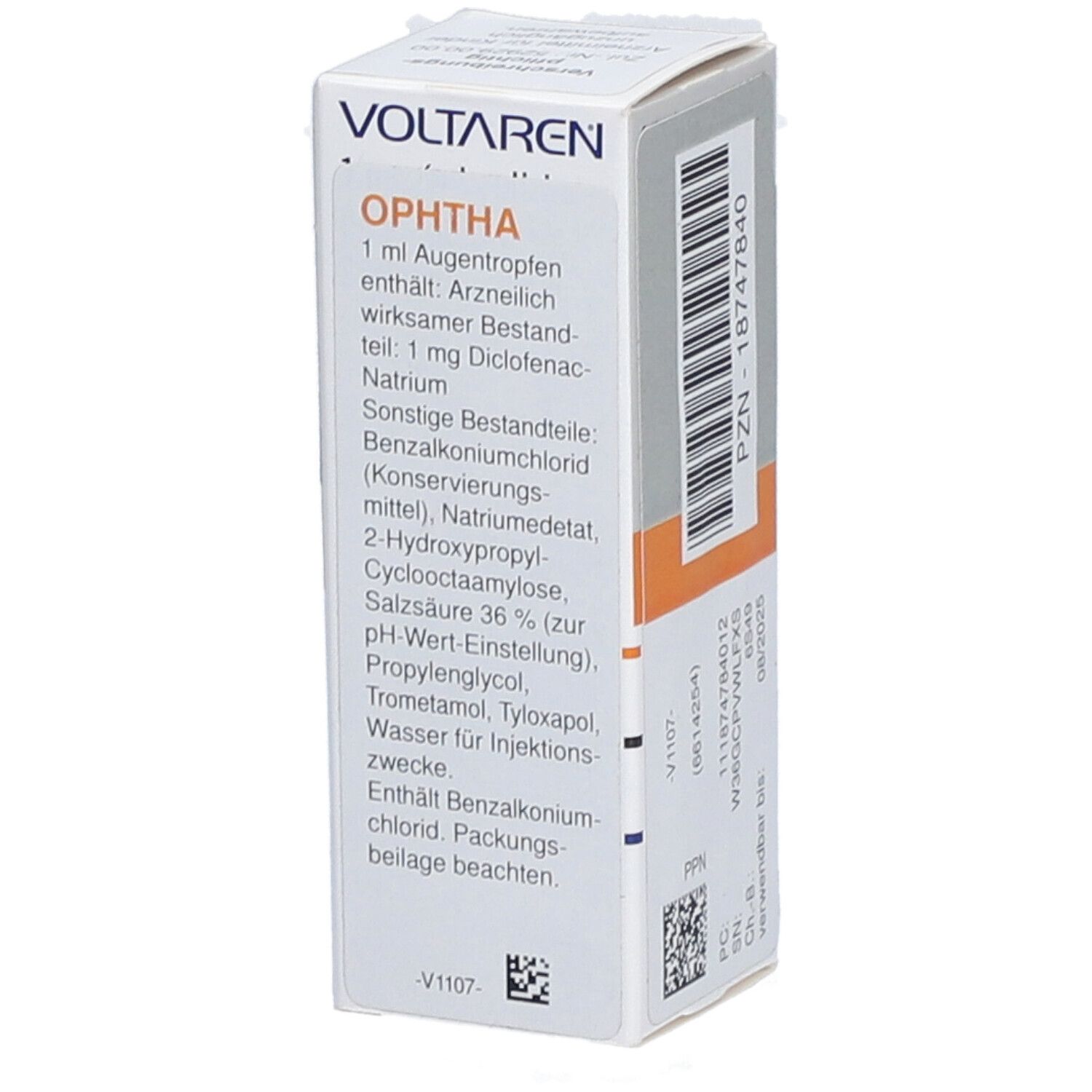 VOLTAREN ophtha 1 mg/ml Augentropfen