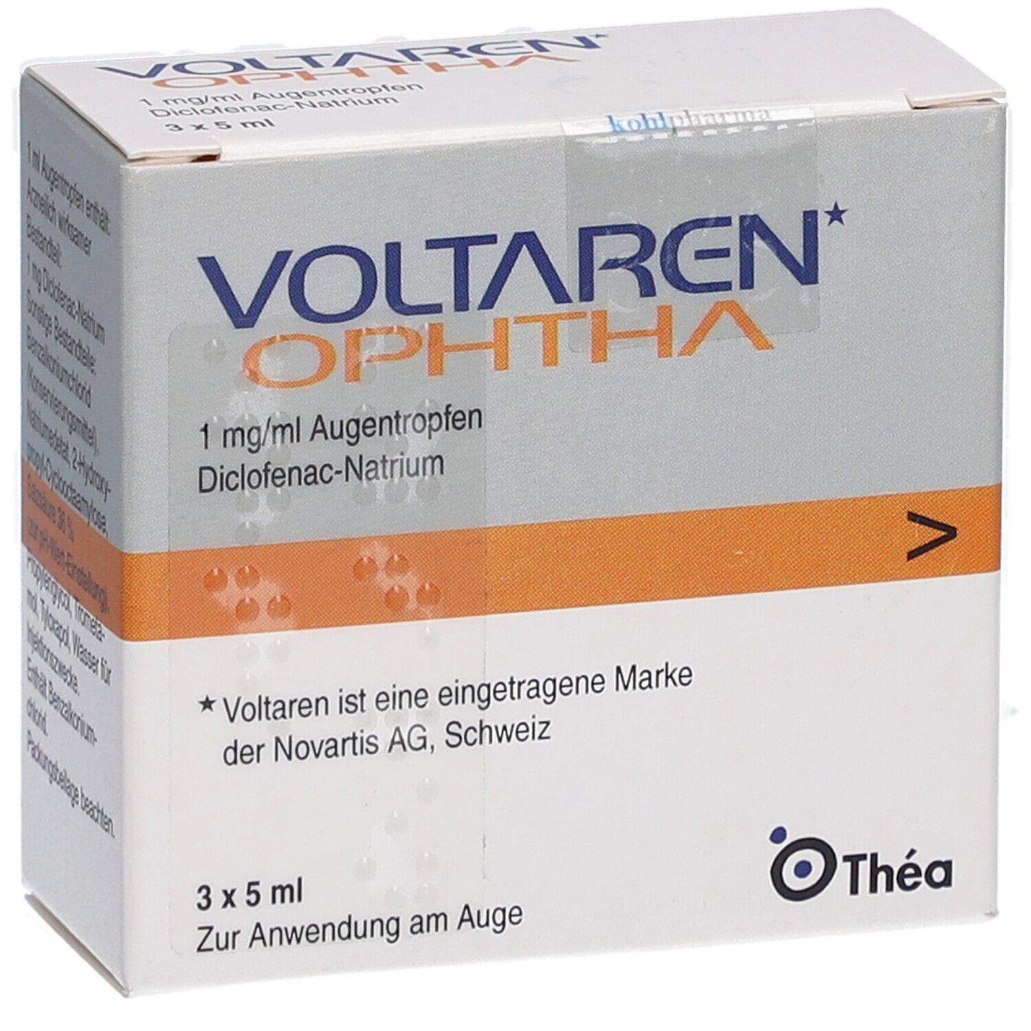 VOLTAREN ophtha 1 mg/ml Augentropfen