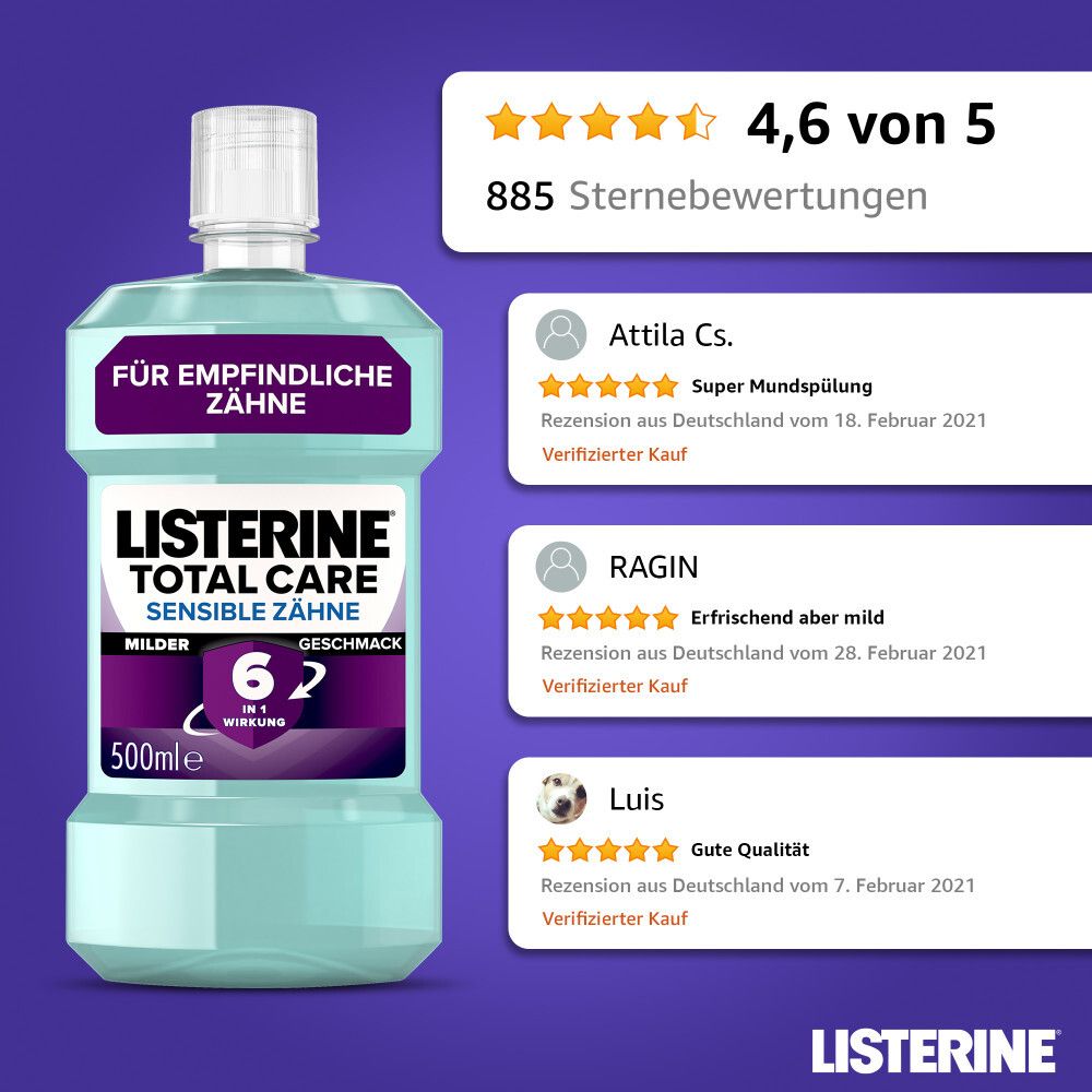 LISTERINE® Total Care Sensible Zähne