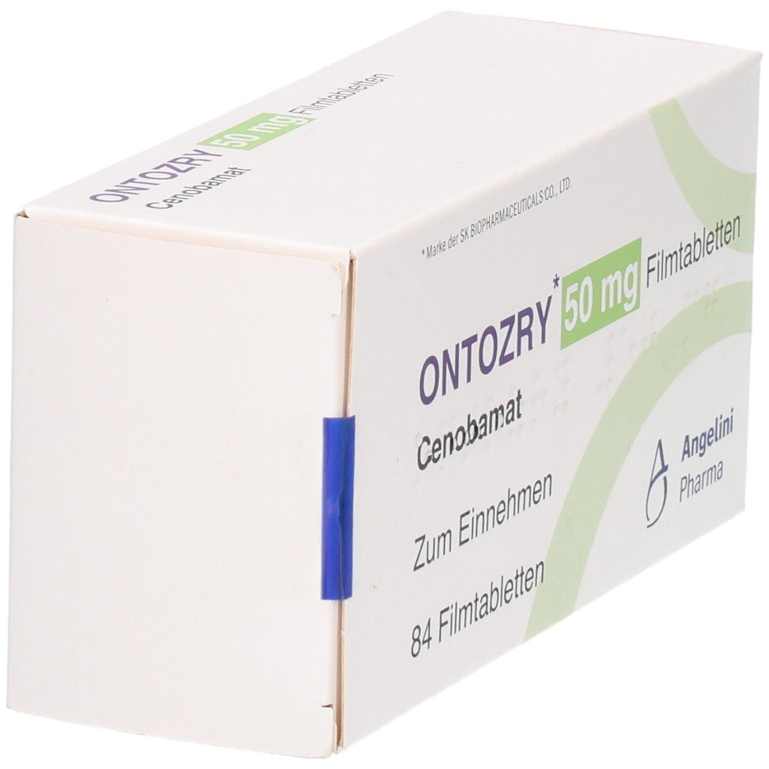 ONTOZRY 50 mg Filmtabletten: Packung mit 84 Tabletten, Cenobamat.