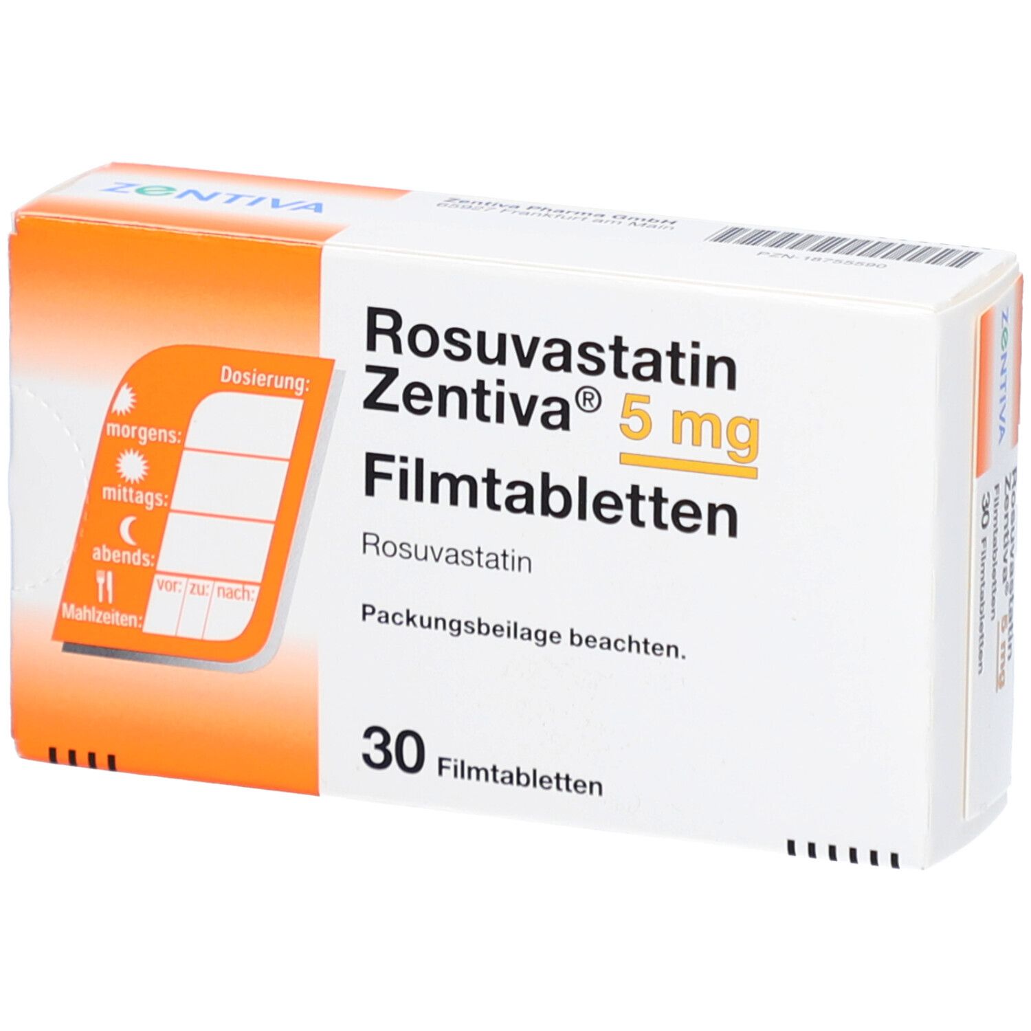 ROSUVASTATIN Zentiva 5 mg Filmtabletten