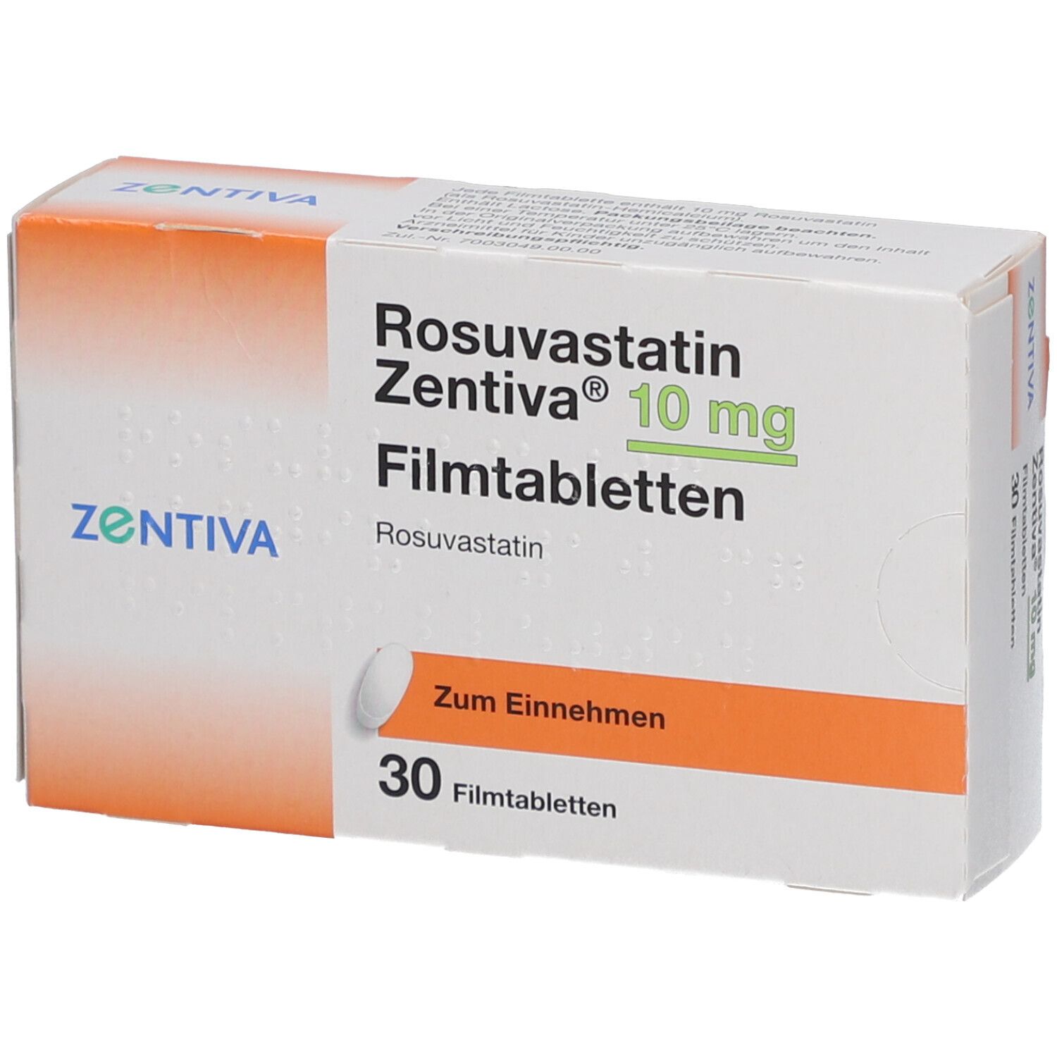 ROSUVASTATIN Zentiva 10 mg Filmtabletten
