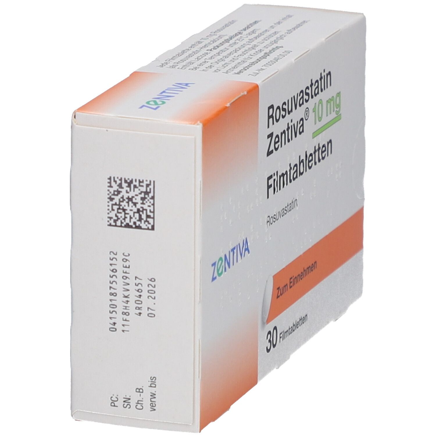 ROSUVASTATIN Zentiva 10 mg Filmtabletten