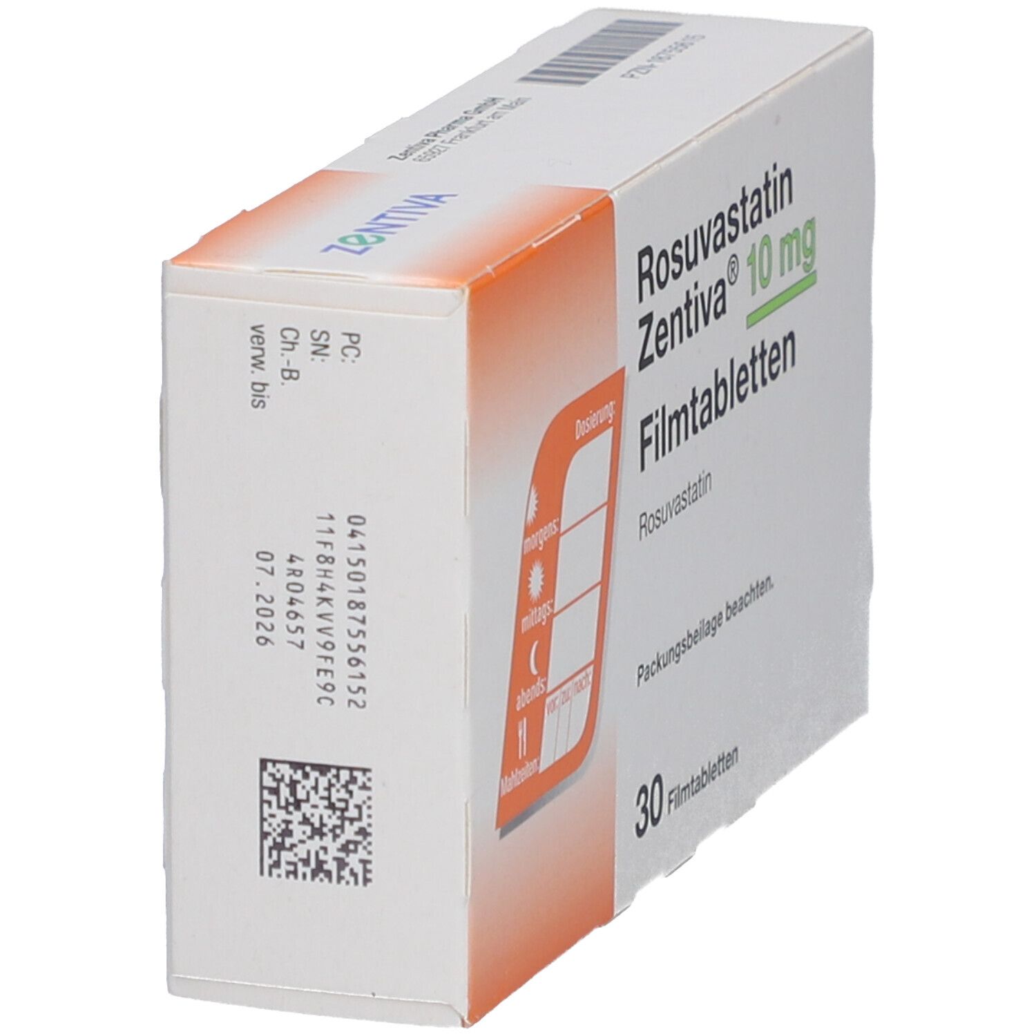 ROSUVASTATIN Zentiva 10 mg Filmtabletten