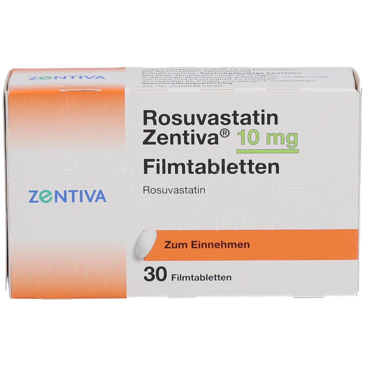 ROSUVASTATIN Zentiva 10 mg Filmtabletten
