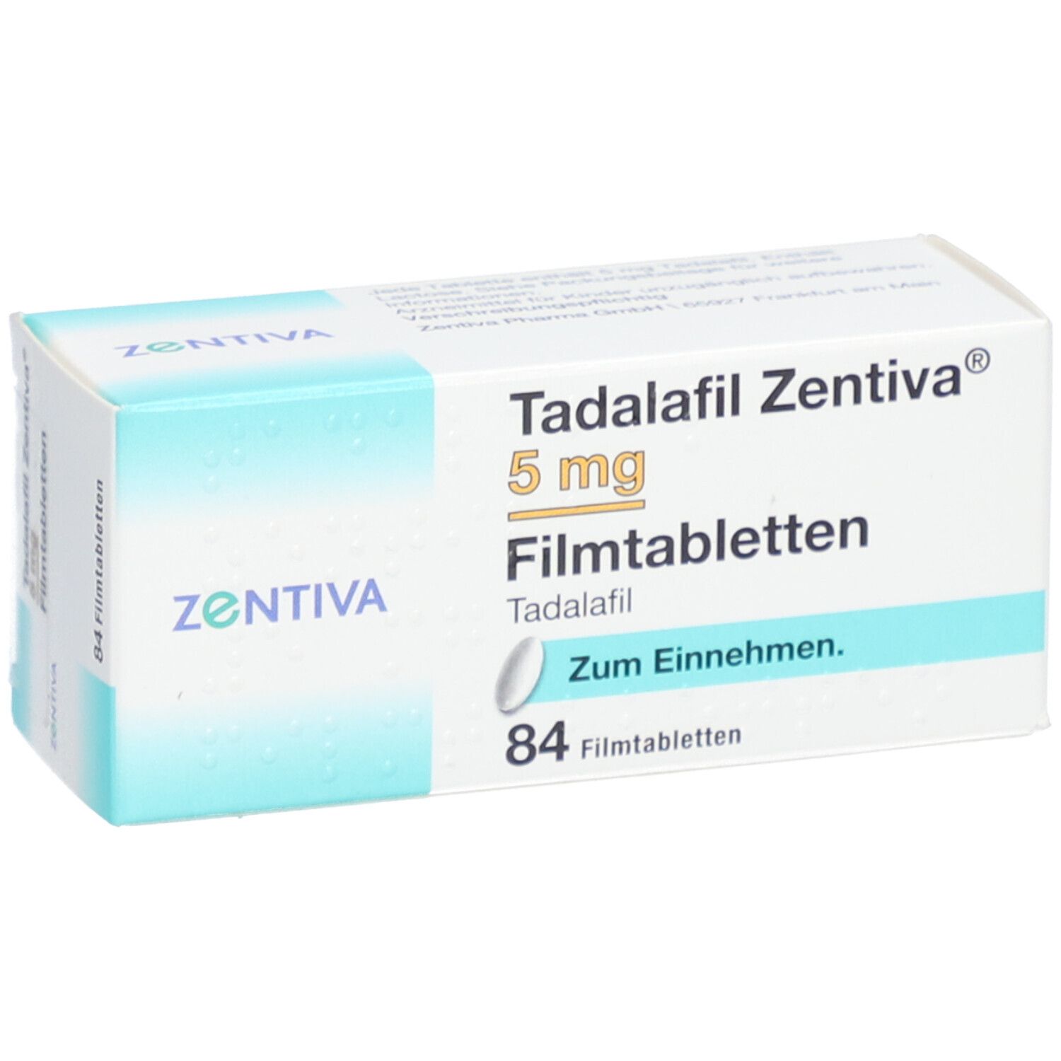 TADALAFIL Zentiva 5 mg Filmtabletten