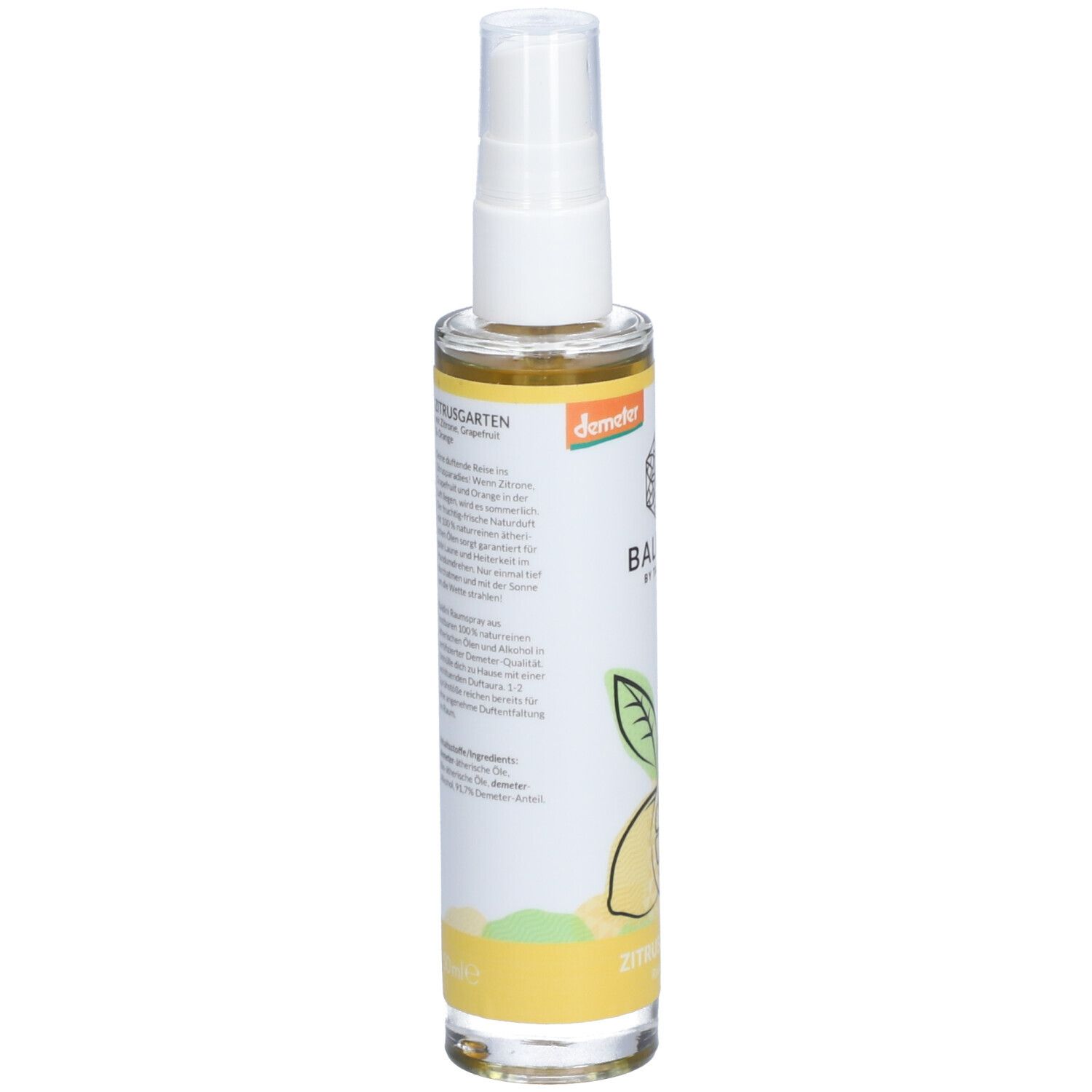 Baldini Zitrusgarten Raumspray demeter 50 ml Spray