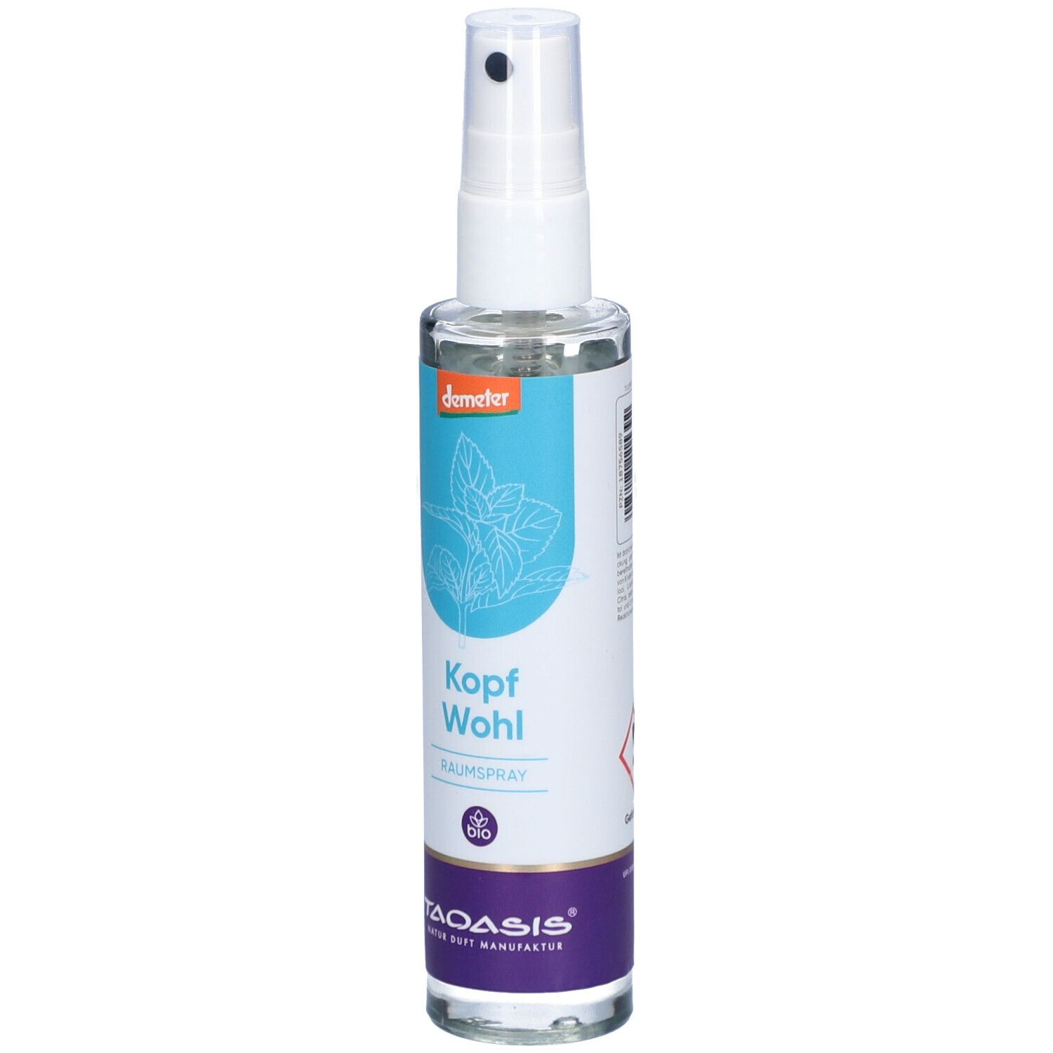 Taoasis® Kopfwohl Raumspray mit Pfefferminze, Melisse & Majoran