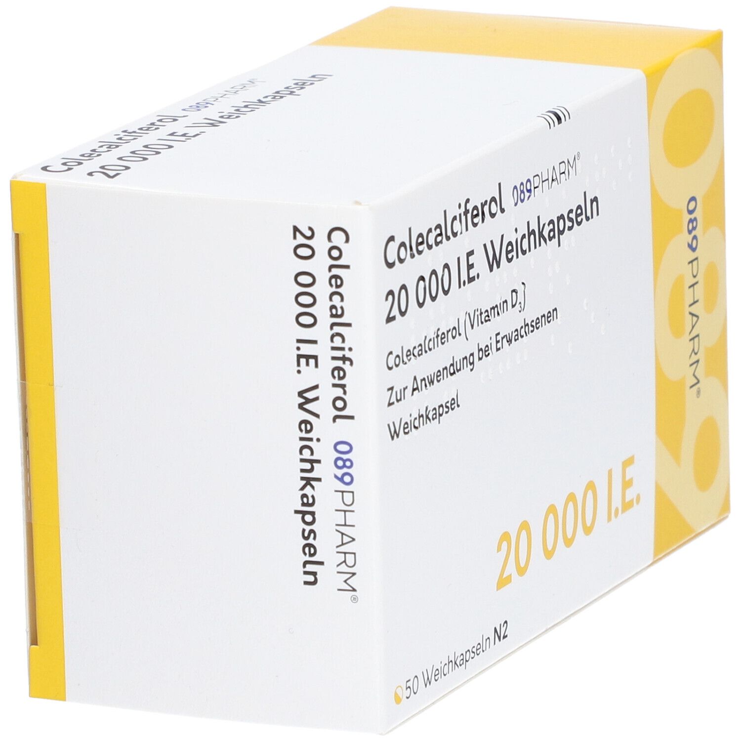 COLECALCIFEROL 089PHARM 20.000 I.E. Weichkapseln