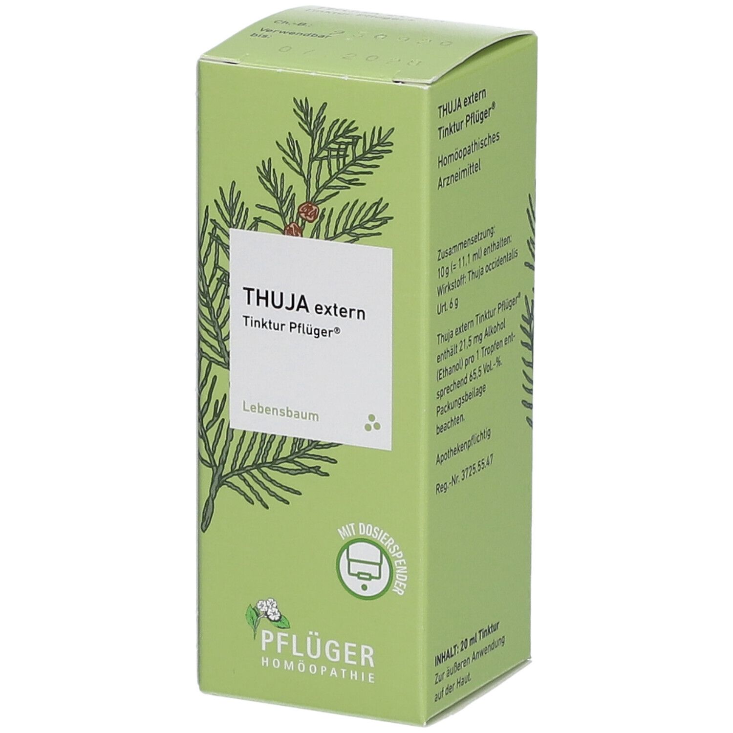 Thuja Extern Tinktur Pflüger 20 ml