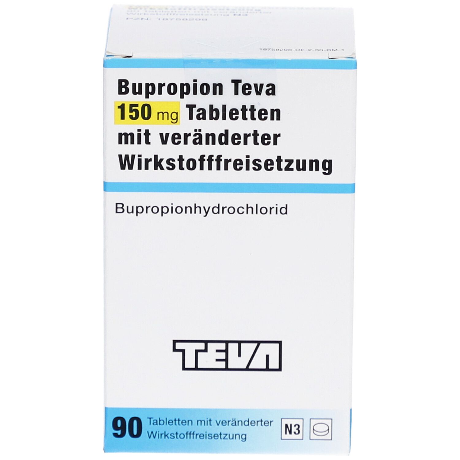 BUPROPION Teva 150 mg Tab.m.veränd.Wirkst.-Frs.