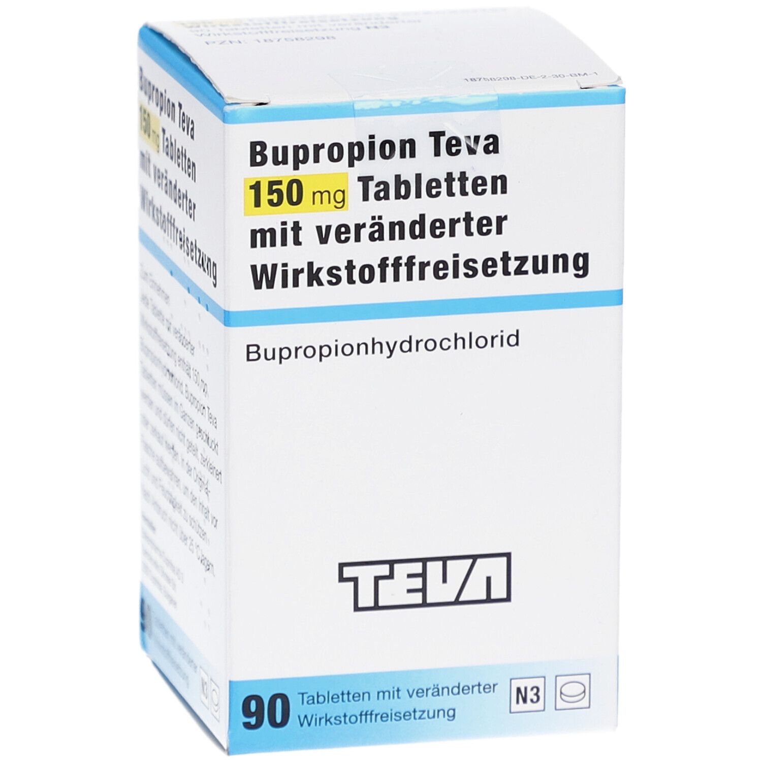 BUPROPION Teva 150 mg Tab.m.veränd.Wirkst.-Frs.