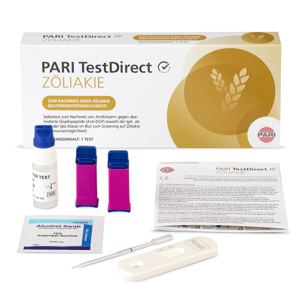 Pari TestDirect Zöliakie Selbsttest Blut 1 St Test