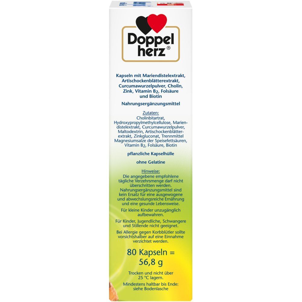 Doppelherz® aktiv Leber plus mit Cholin + Zink