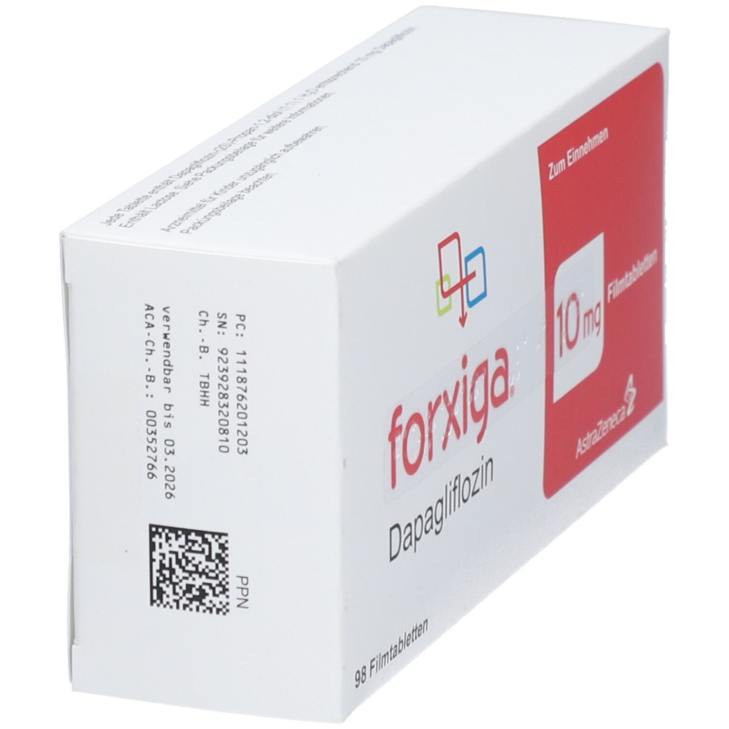 Forxiga 10 mg Filmtabletten 98 St