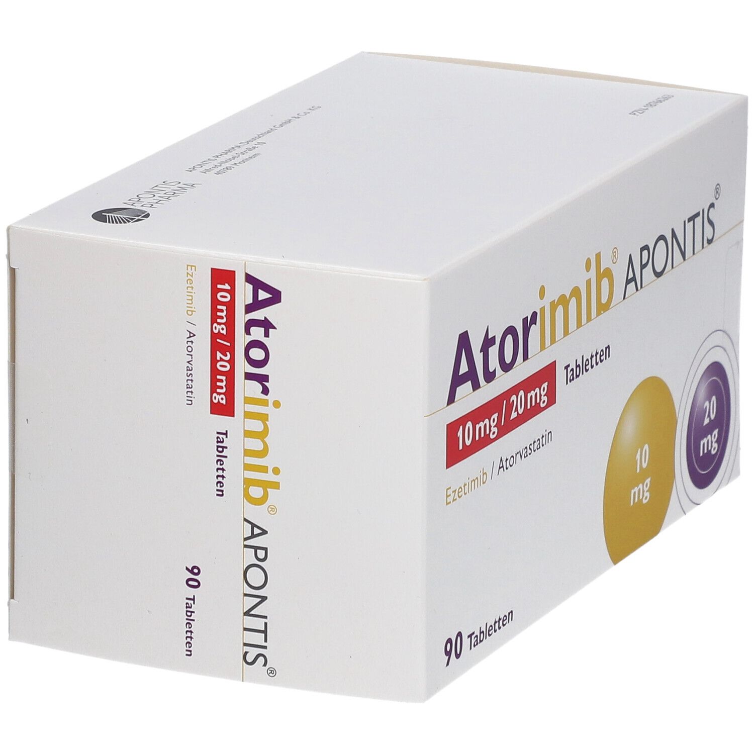 Atorimib Apontis 10 mg/20 mg Tabletten 90 St