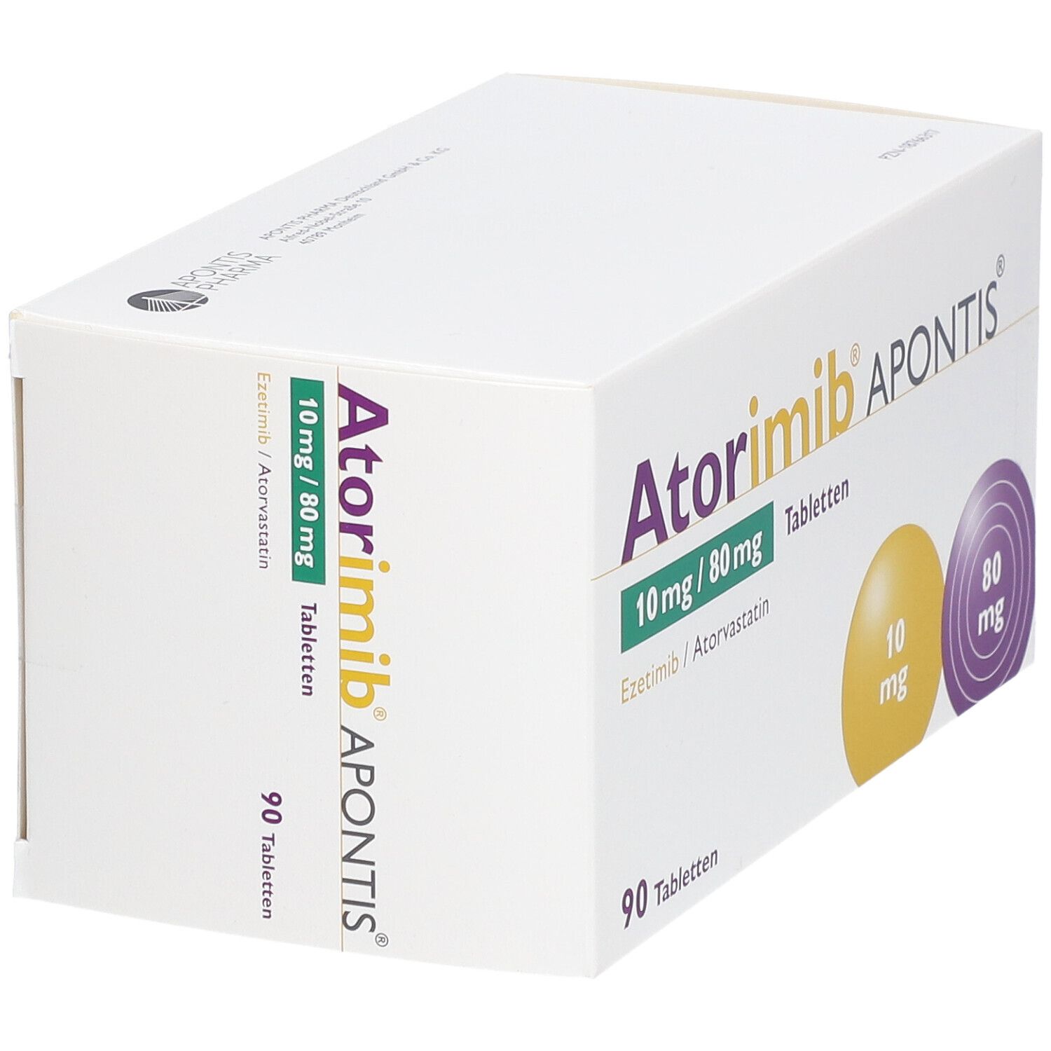 Atorimib Apontis 10 mg/80 mg Tabletten 90 St