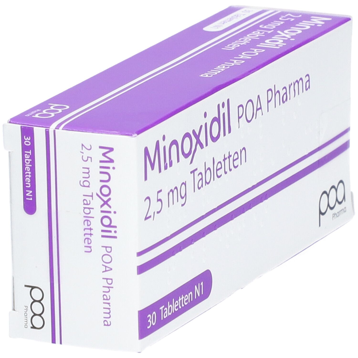 Minoxidil POA Pharma 2,5 mg Tabletten 30 St