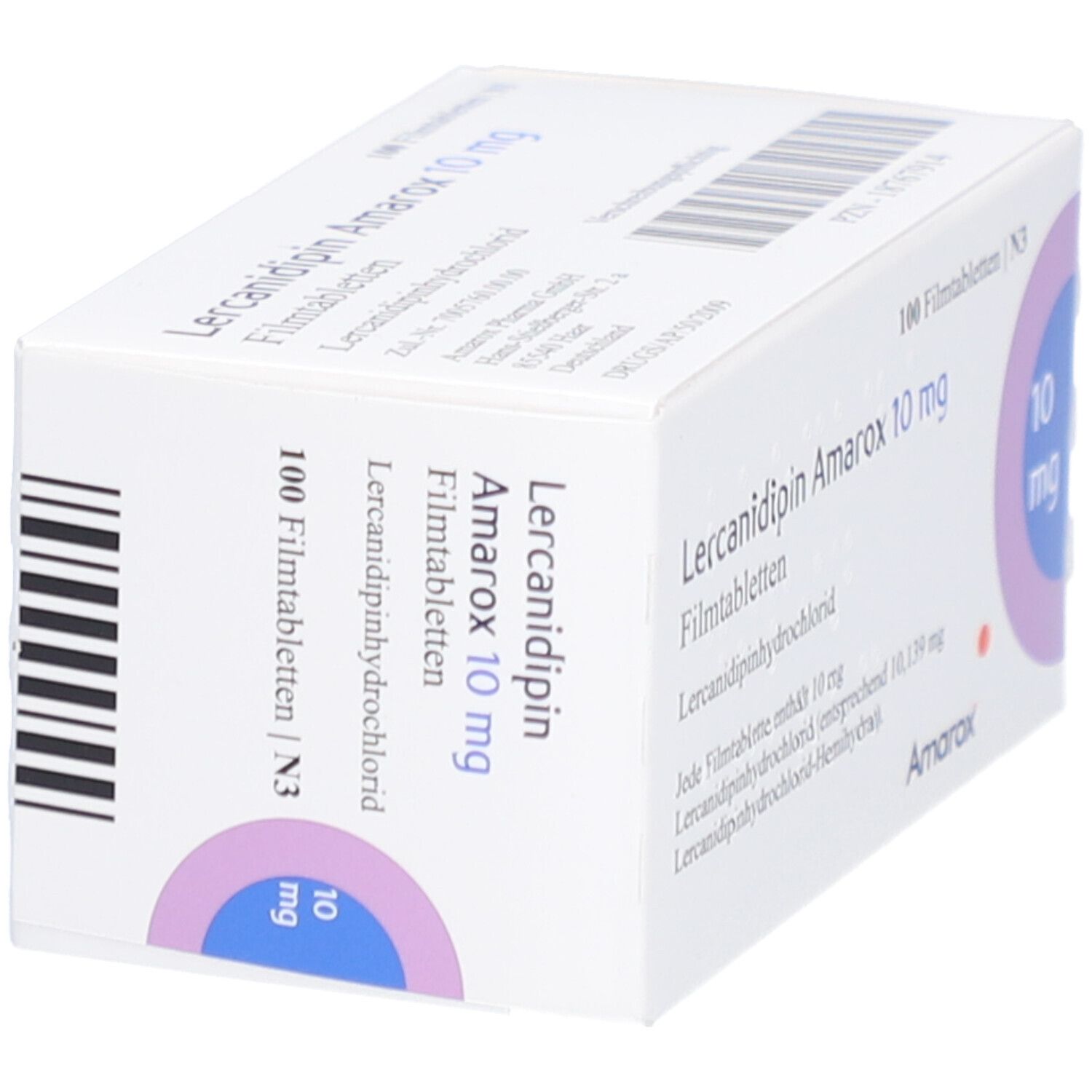 LERCANIDIPIN Amarox 10 mg Filmtabletten