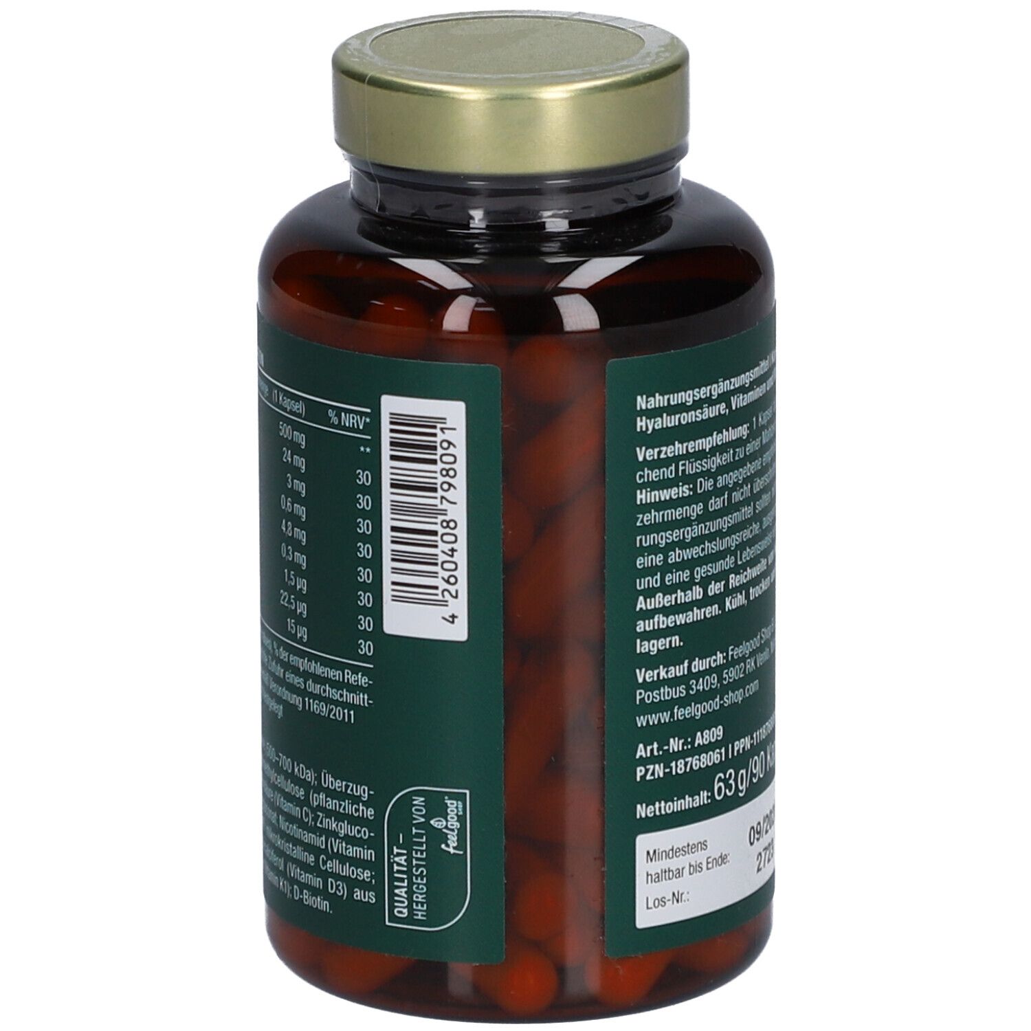 Vitactiv - HYALURON KOMPLEX - Plus Vitamine & Spurenelemente