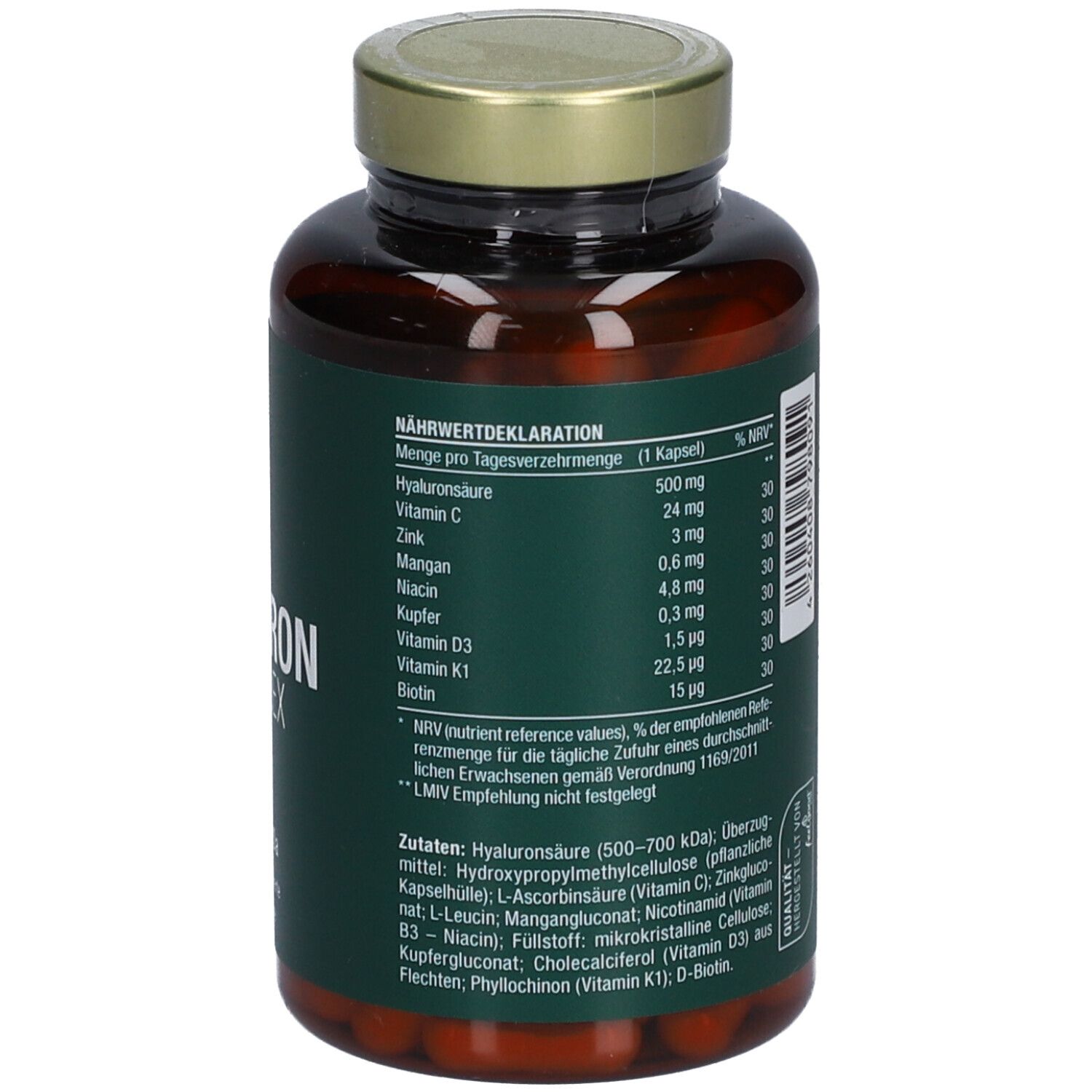 Vitactiv - HYALURON KOMPLEX - Plus Vitamine & Spurenelemente