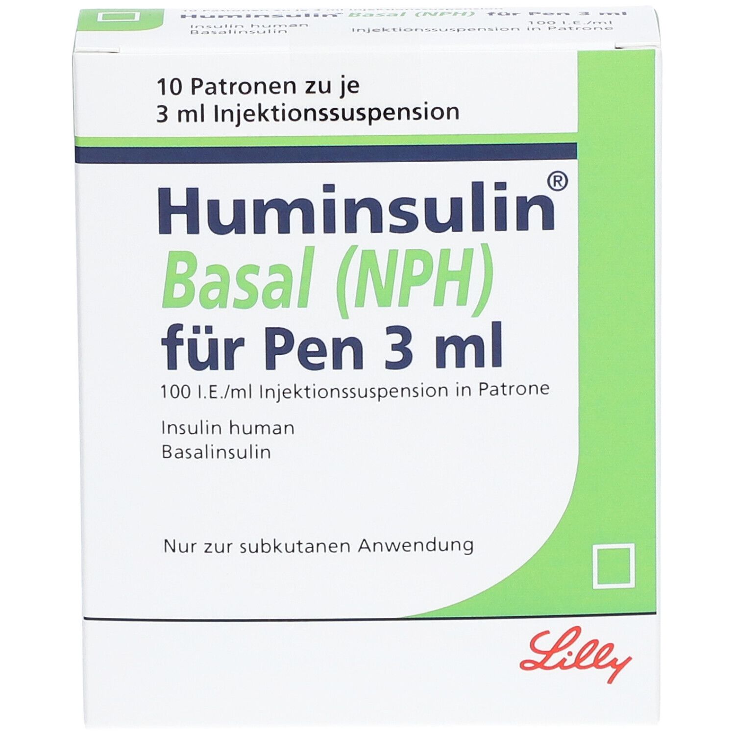 HUMINSULIN Basal NPH f.Pen 3ml 100 I.E./ml Inj.-S.