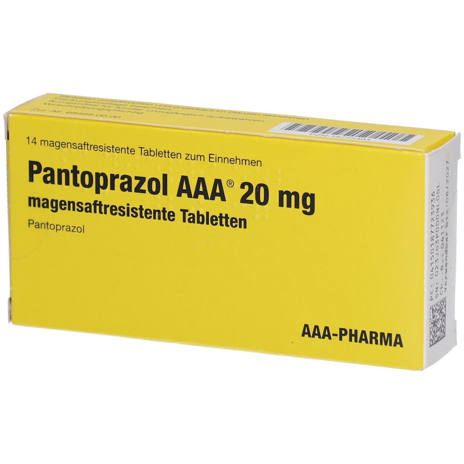 PANTOPRAZOL AAA 20 mg magensaftres.Tabletten