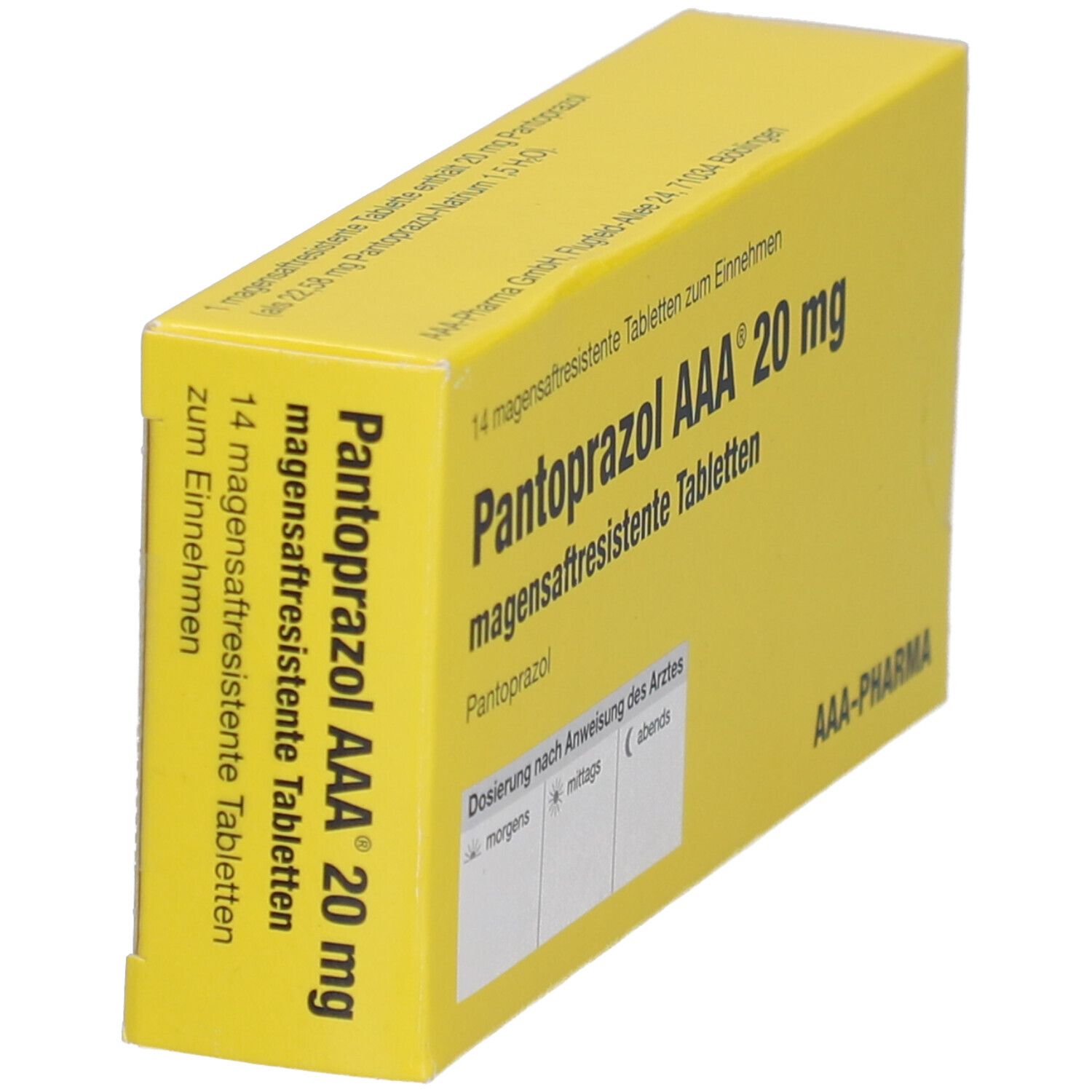 PANTOPRAZOL AAA 20 mg magensaftres.Tabletten