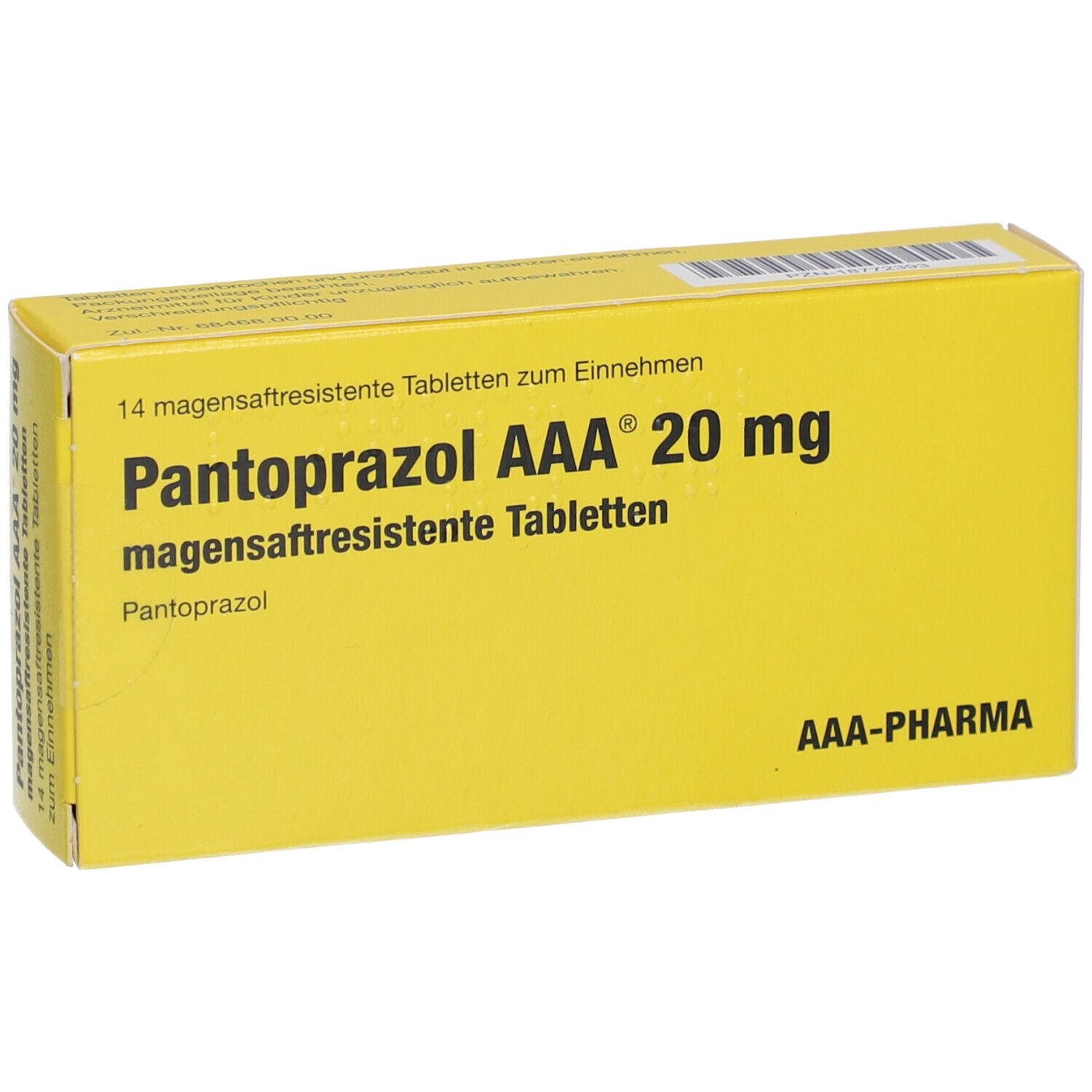 PANTOPRAZOL AAA 20 mg magensaftres.Tabletten