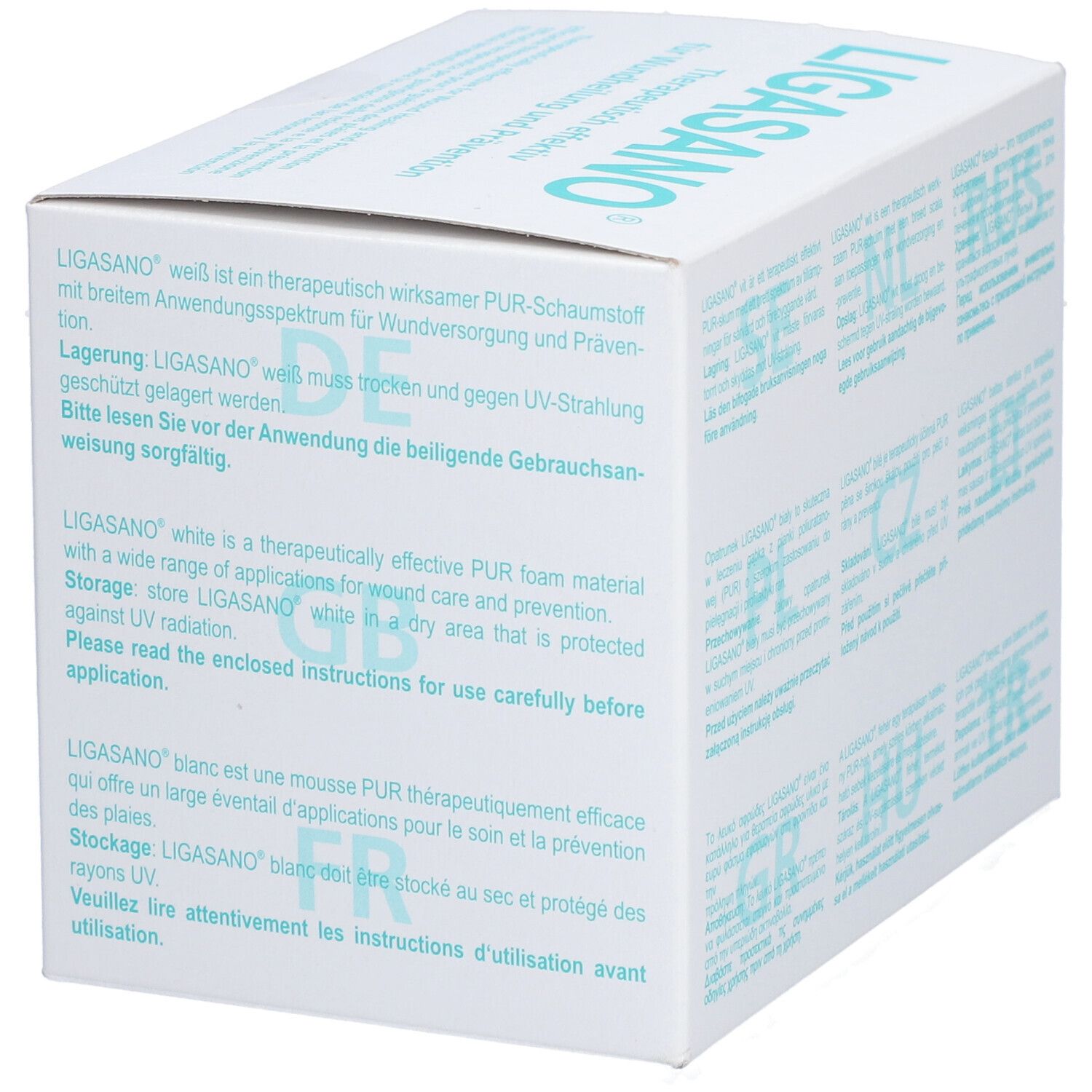 LIGASANO® weiß Verband 1 x 5 x 5 cm steril