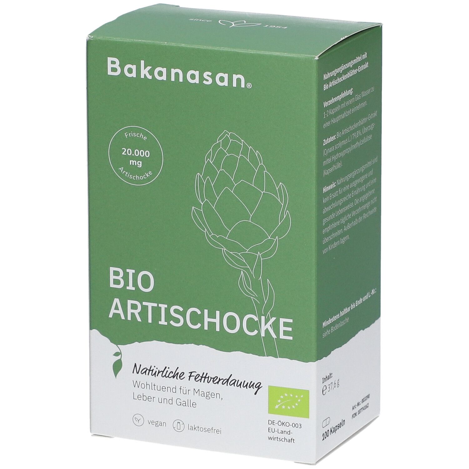 Bakanasan® Bio Artischocke