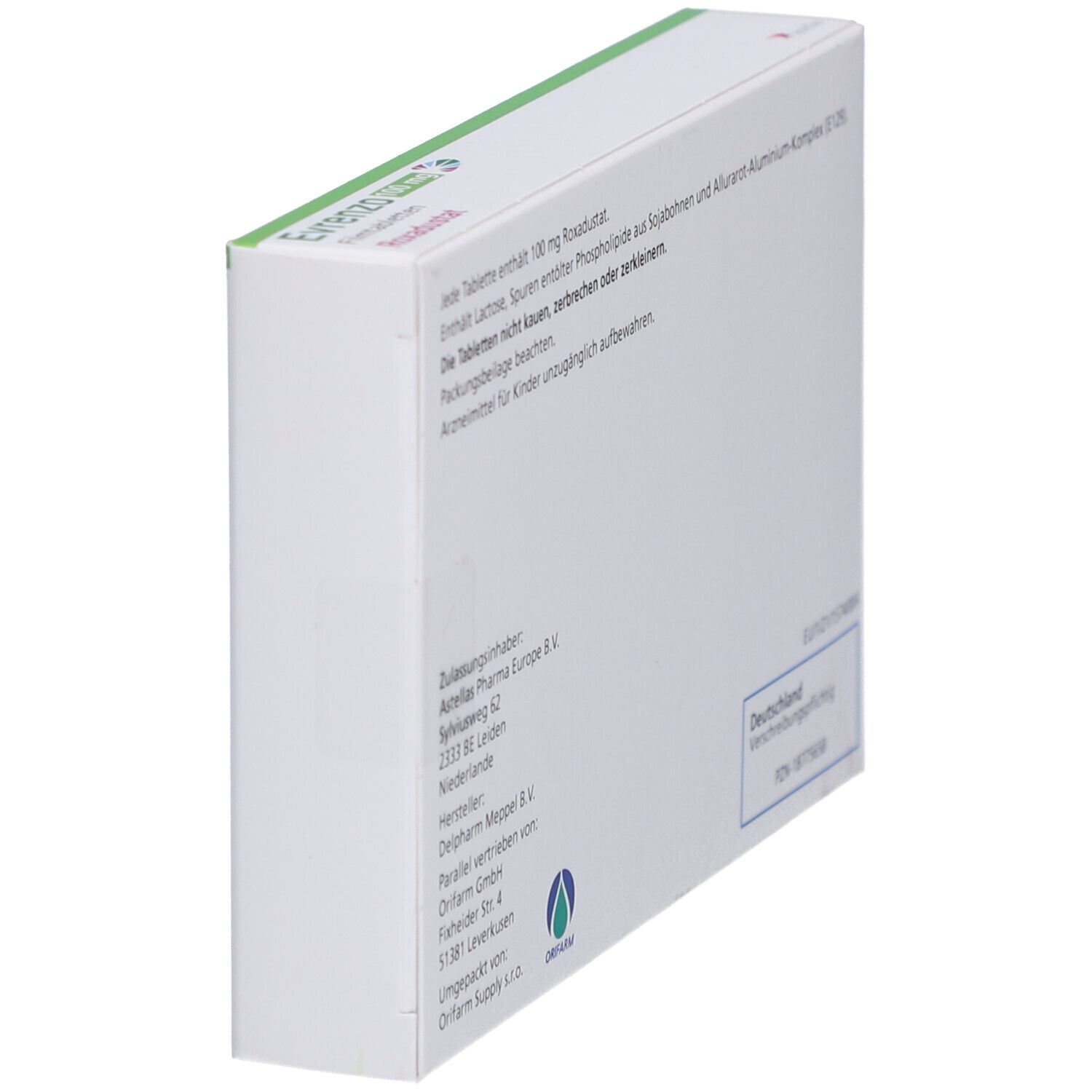 EVRENZO 100 mg Filmtabletten