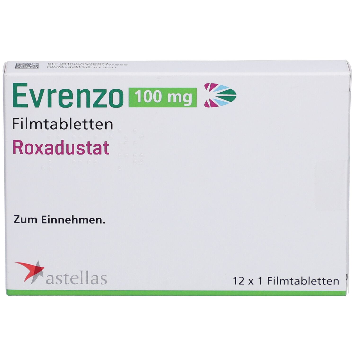 EVRENZO 100 mg Filmtabletten