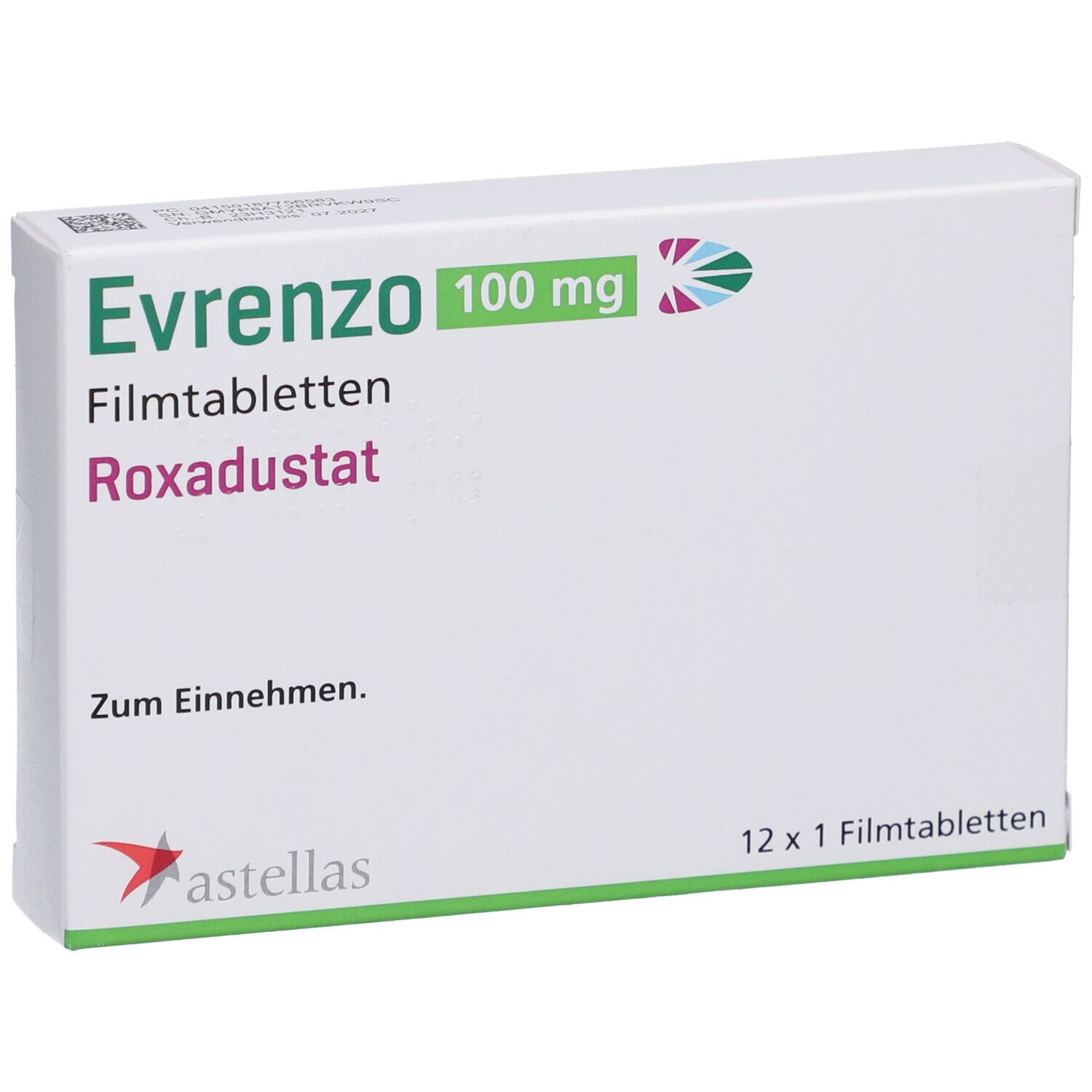 EVRENZO 100 mg Filmtabletten