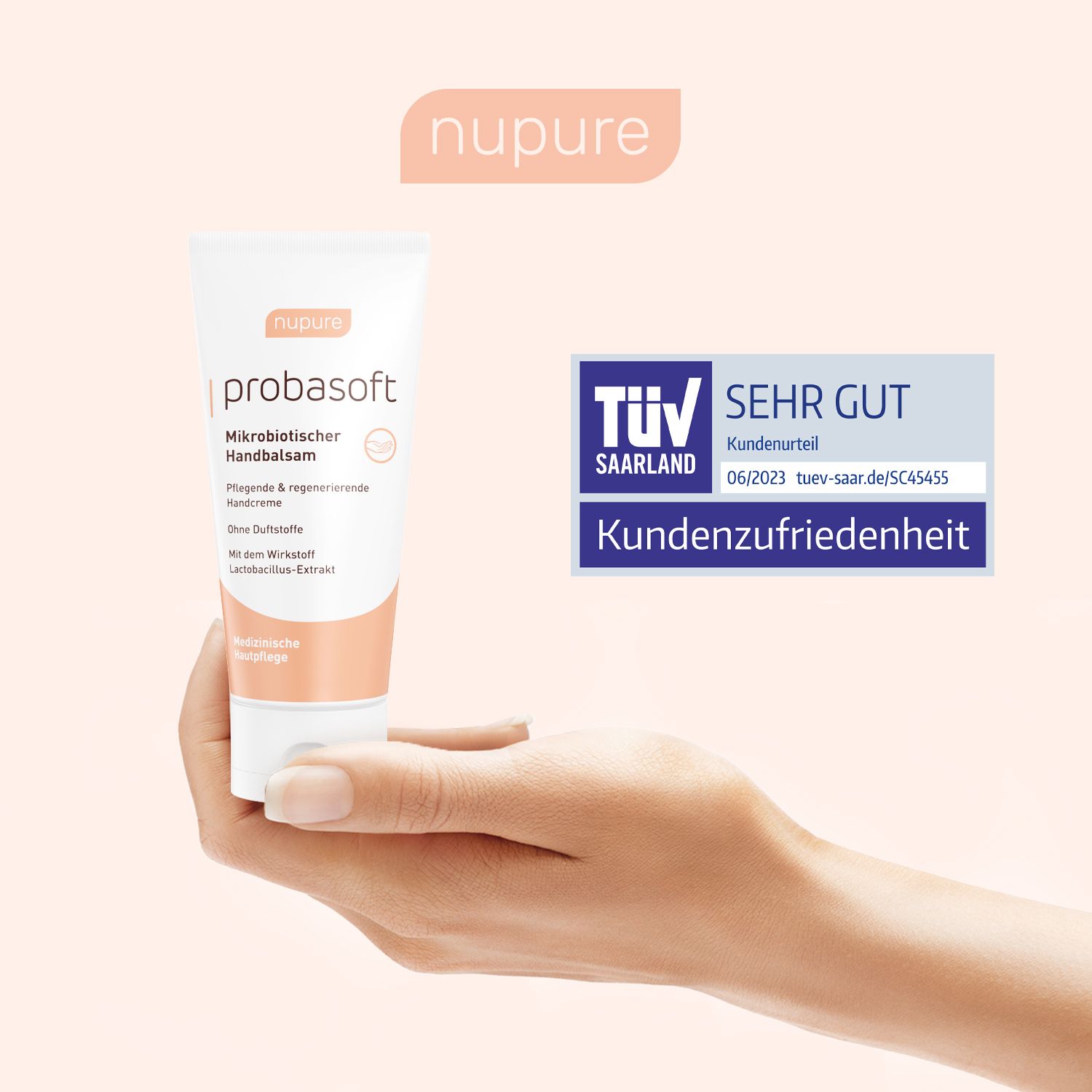 nupure probasoft - Mikrobiotische Handcreme