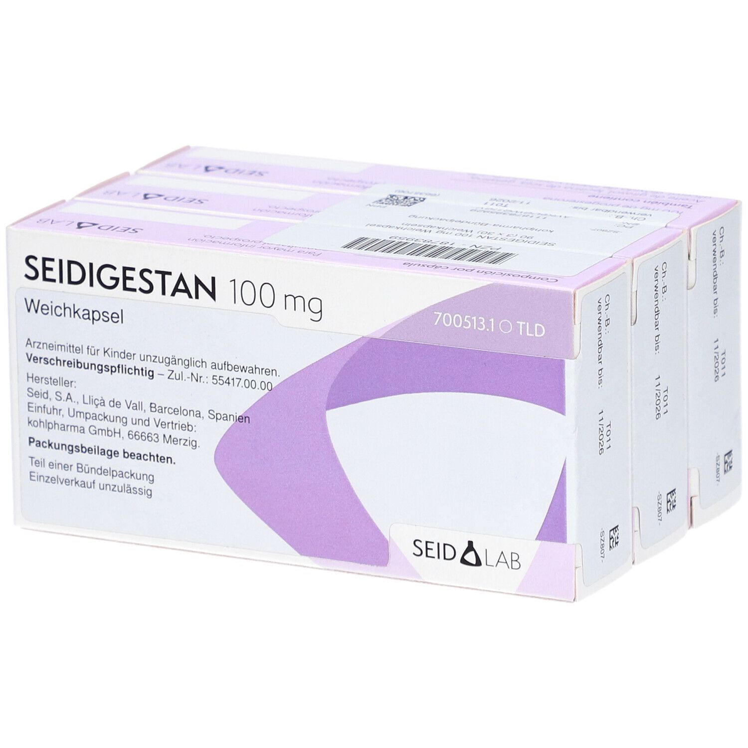 SEIDIGESTAN 100 mg Weichkapseln