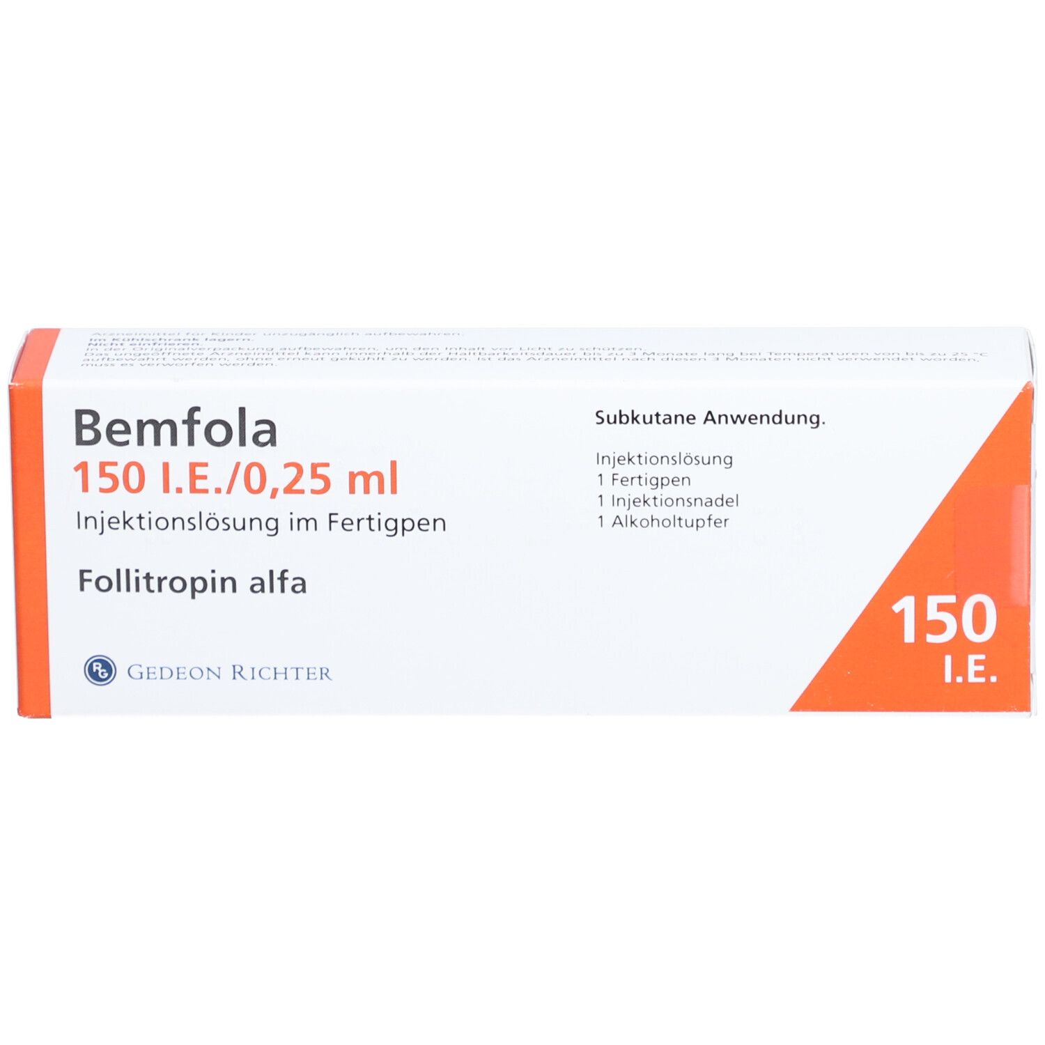 BEMFOLA 150 I.E./0,25 ml Inj.-Lsg.i.e.Fertigpen