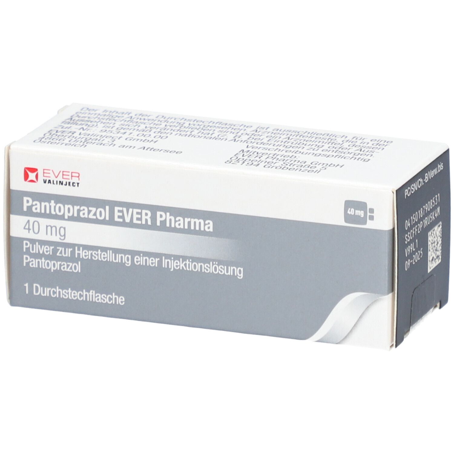 PANTOPRAZOL EVER Pharma 40 mg Plv.z.H.e.Inj.-Lsg.