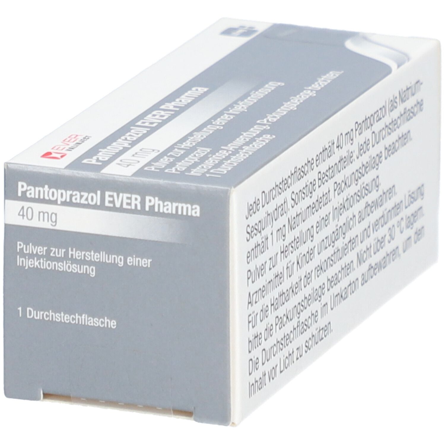 PANTOPRAZOL EVER Pharma 40 mg Plv.z.H.e.Inj.-Lsg.