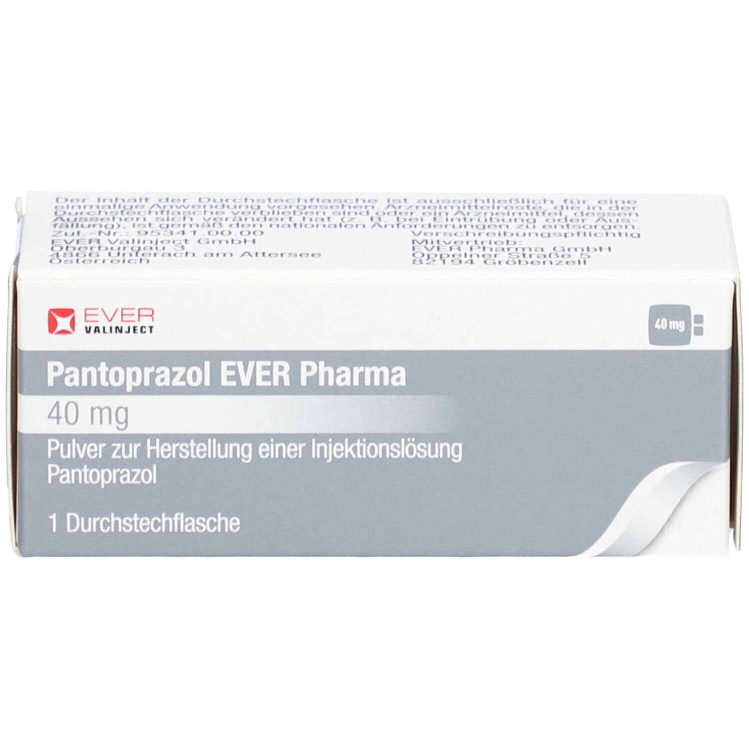 PANTOPRAZOL EVER Pharma 40 mg Plv.z.H.e.Inj.-Lsg.
