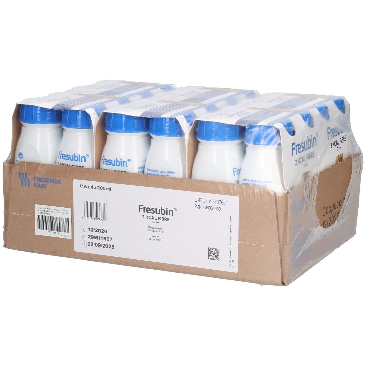 Fresubin 2 kcal Fibre Drink Cappuccino Trinkfl. 24x200 ml Lösung