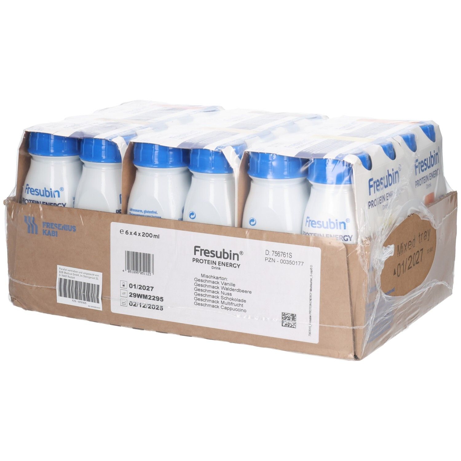 Fresubin Protein Energy Drink Mischkarton Trinkfl. 6x4x200 ml Lösung