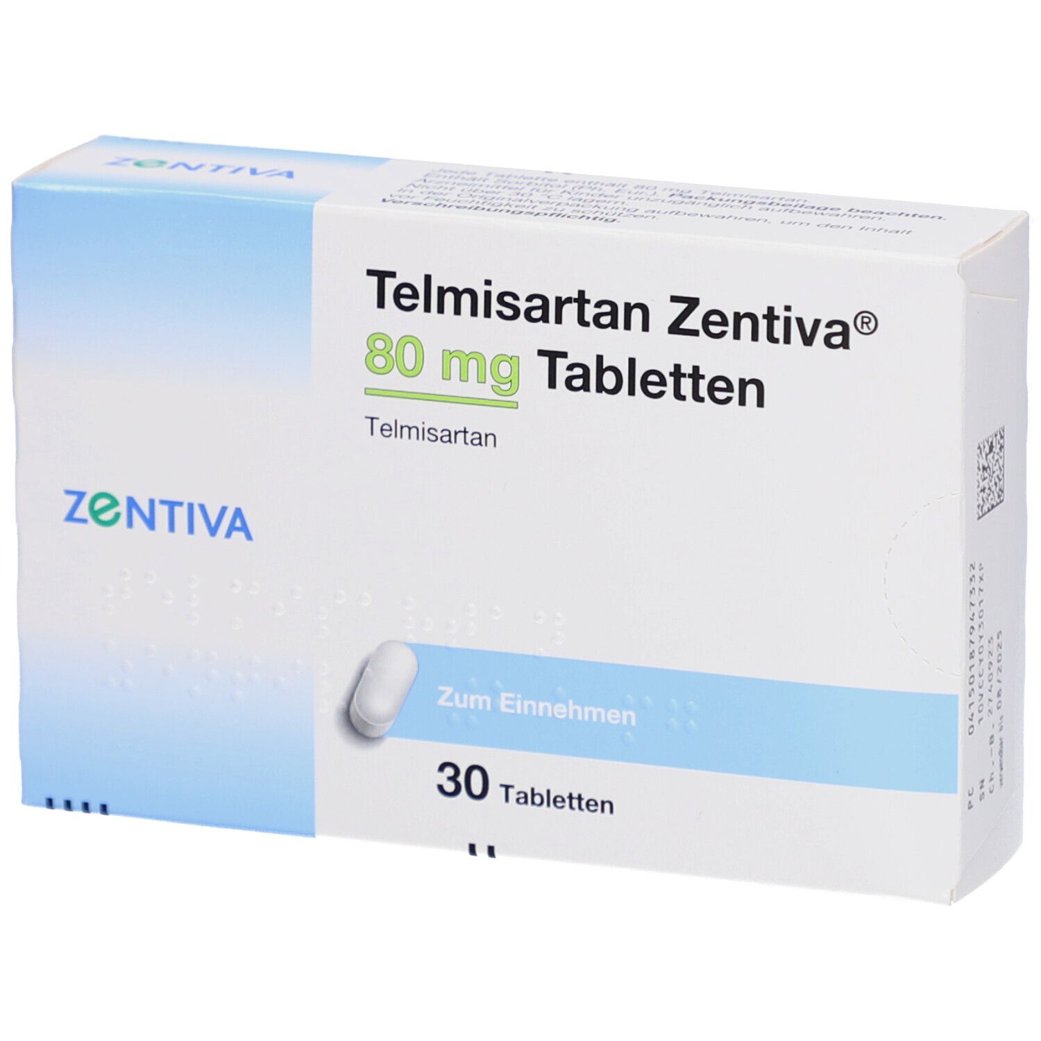 TELMISARTAN Zentiva 80 mg Tabletten