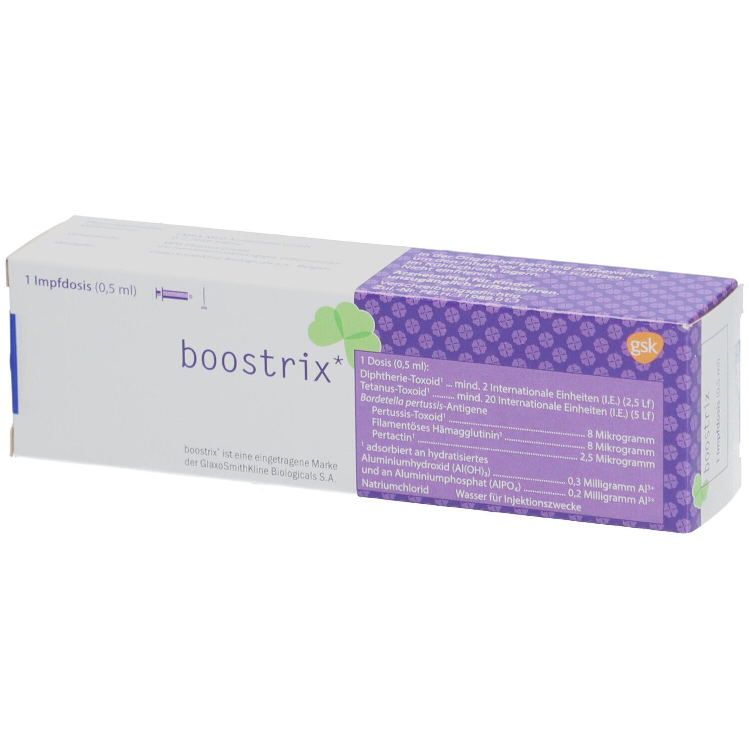 BOOSTRIX Inj.-Susp.i.e.Fertigspritze 1x0,5 ml mit dem E-Rezept kaufen ...