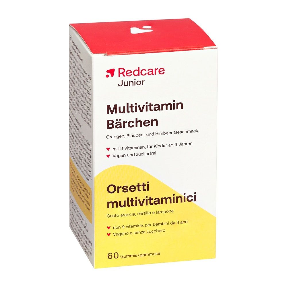 Redcare Junior Multivitamin Bärchen Kartonverpackung, 60 Gummis.