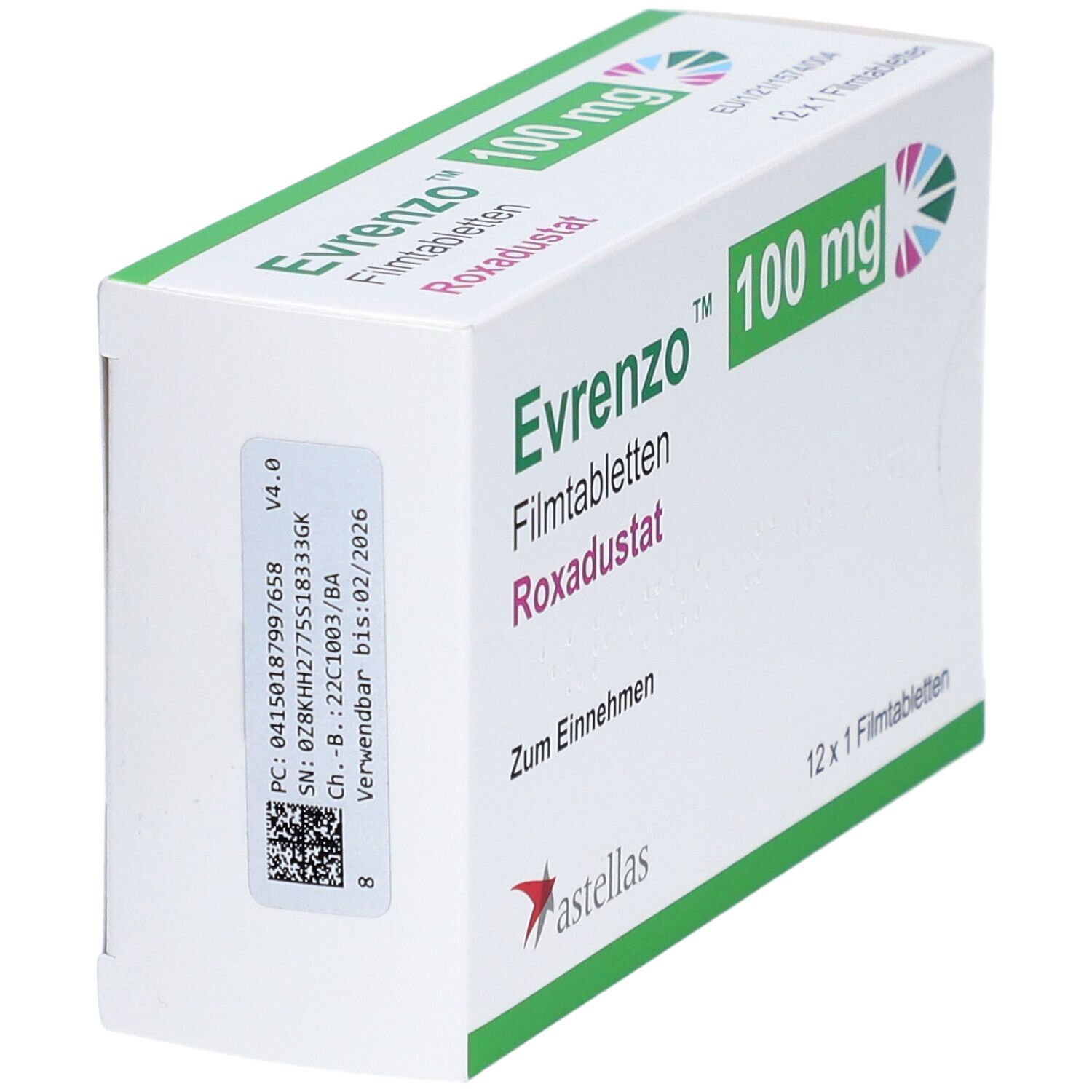 Evrenzo 100 mg Filmtabletten 12 St