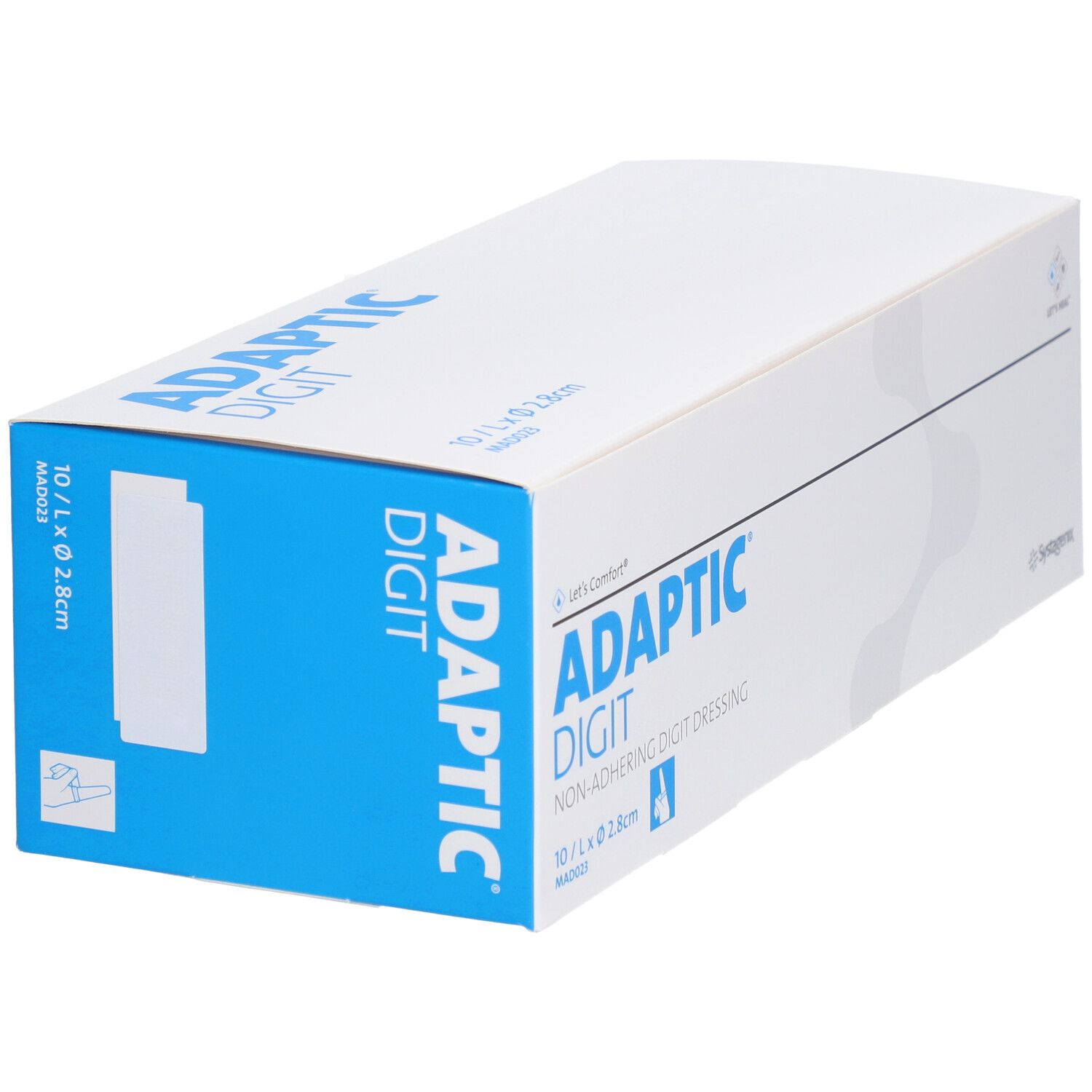 Adaptic Digit Fingerverband 2,8 cm large 10 St Verband