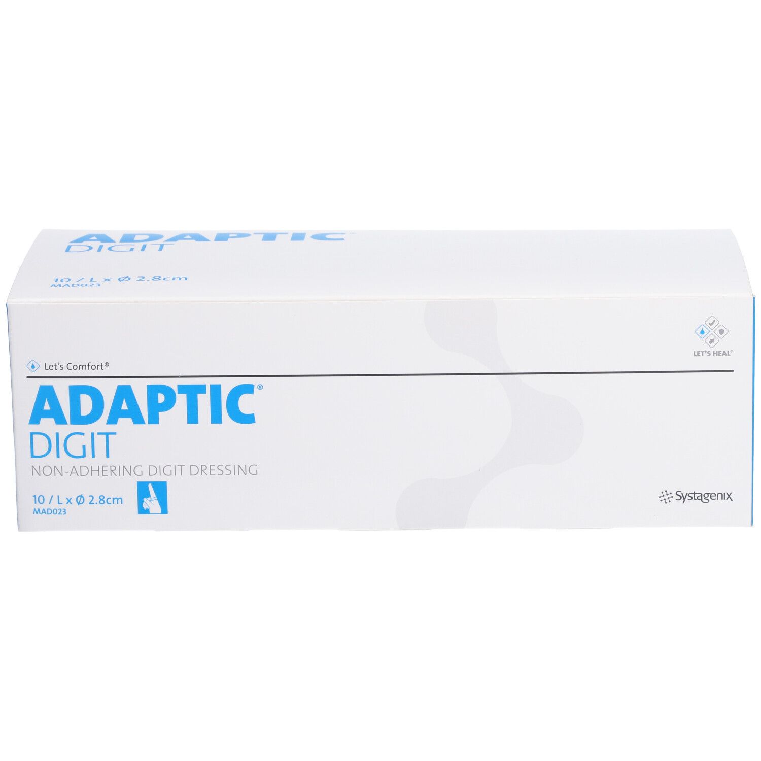 3M™ Adaptic™ Digit Nicht haftender Silikon-Wundverband, MAD023, 2,8 cm Diameter, Large