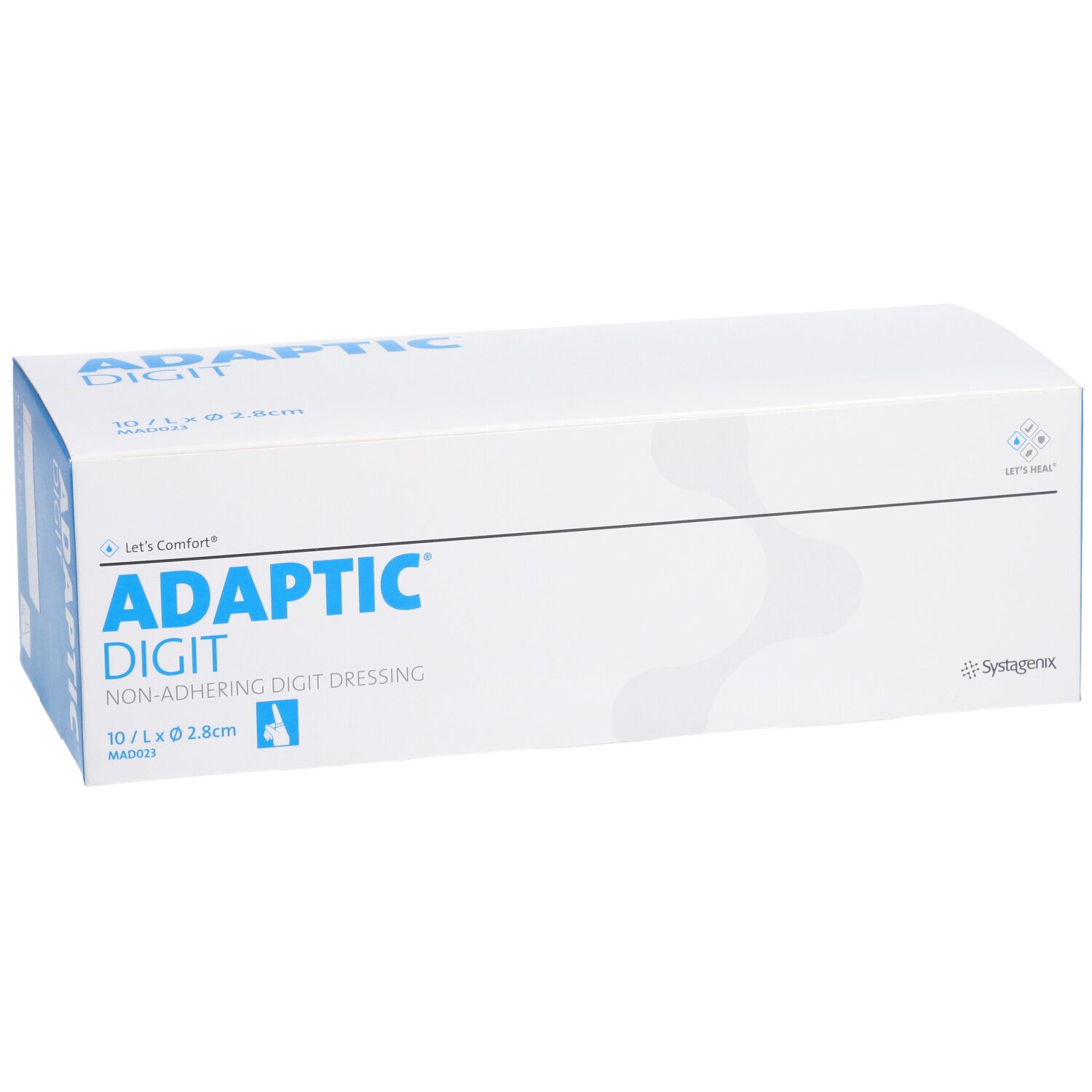 3M™ Adaptic™ Digit Nicht haftender Silikon-Wundverband, MAD023, 2,8 cm Diameter, Large